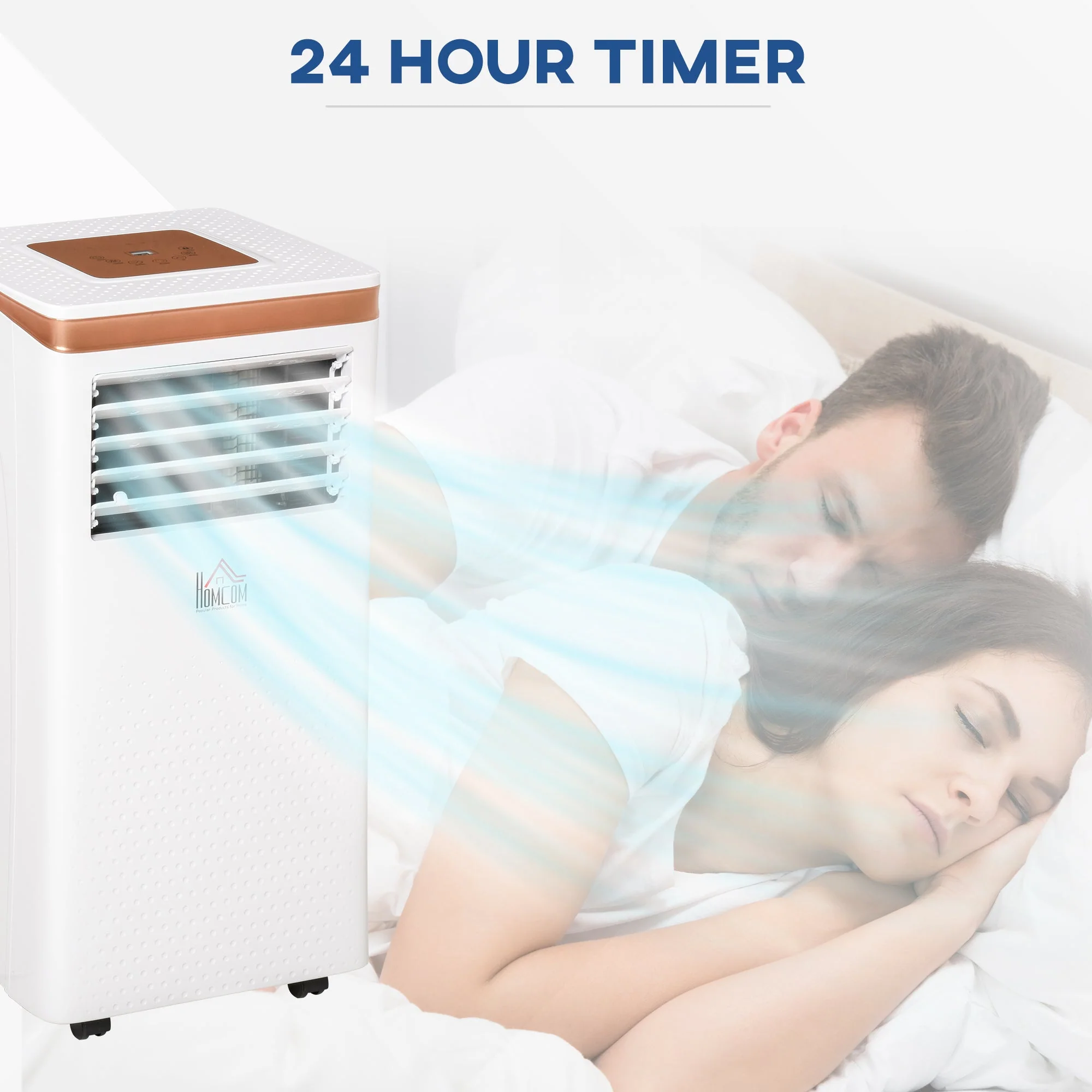 A Rated 7,000 BTU Portable Air Conditioner With Remote & 24 Hour Timer - Image 8