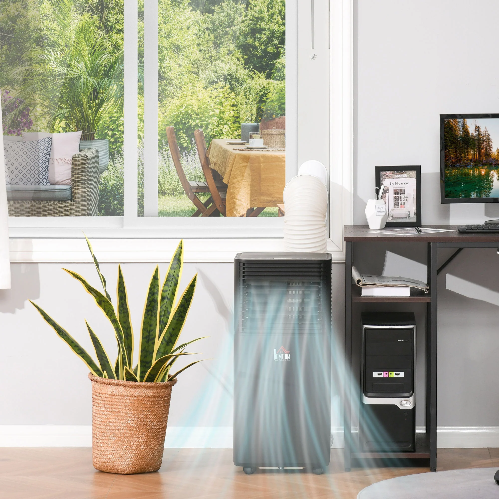 A Rated 8,000 BTU 4-In-1 Portable Dehumindifier With Remote & 24 Hour Timer - Image 2