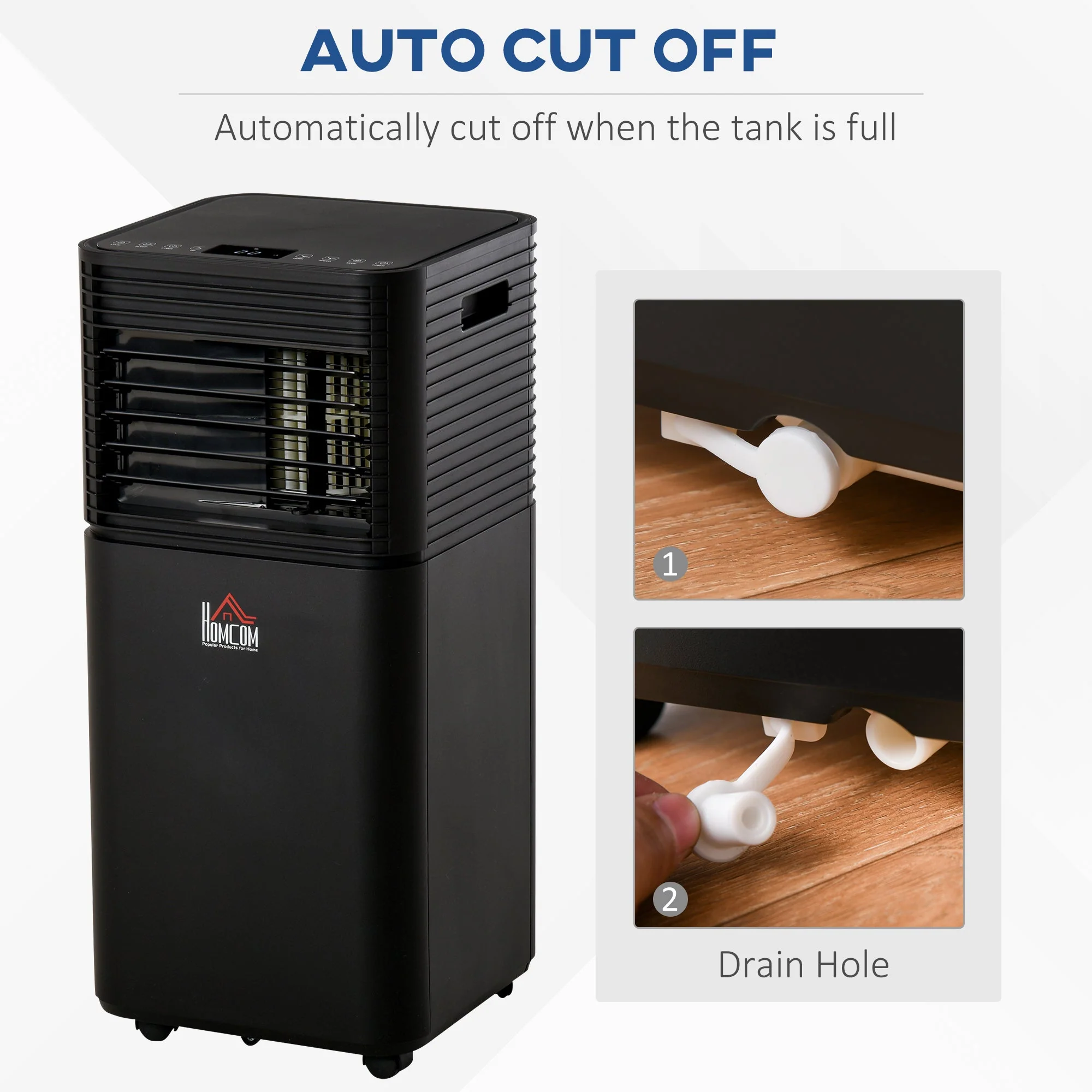 A Rated 9,000 BTU 4-In-1 Portable Dehumindifier With Remote & 24 Hour Timer - Image 6