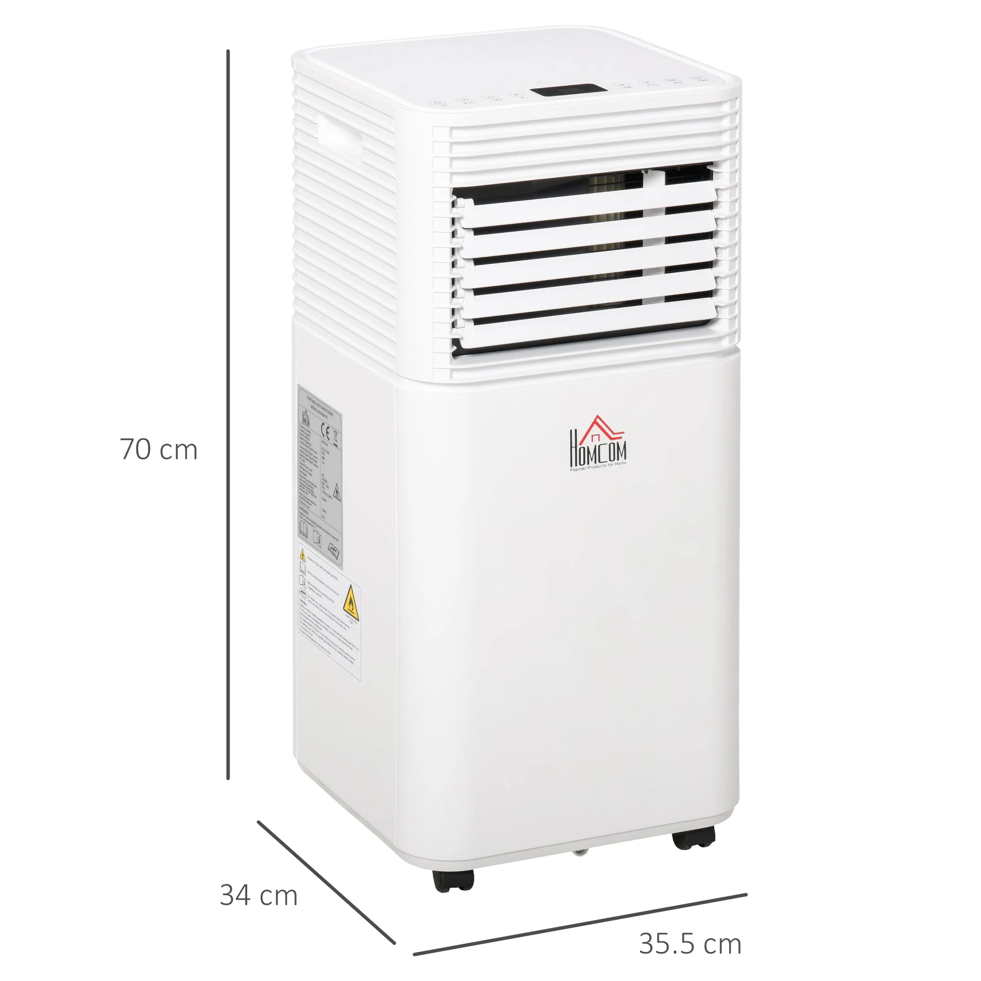 A Rated 9,000 BTU Portable Air Conditioner With Remote & 24 Hour Timer - Image 3