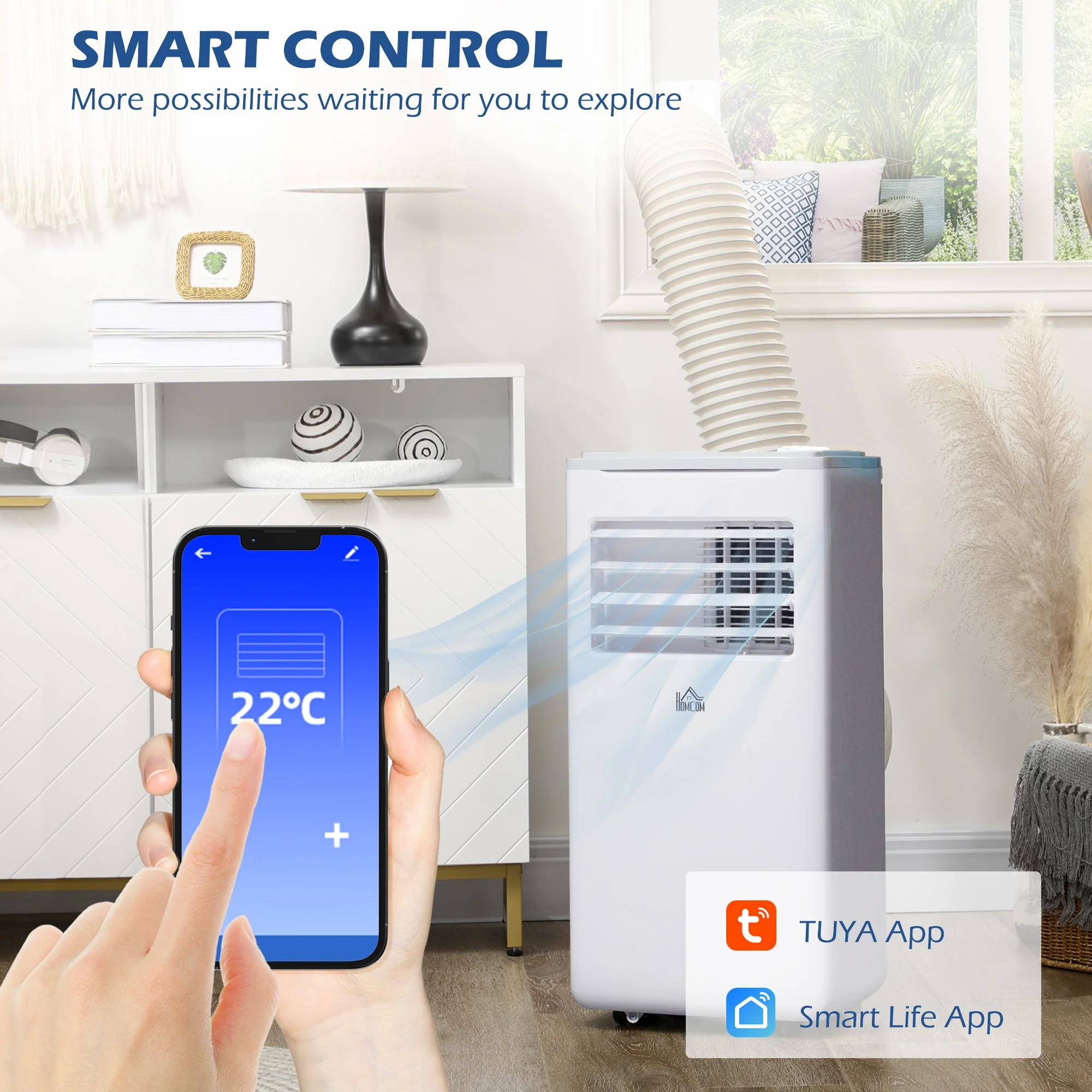 A Rated WiFi 9,000 BTU Portable Dehumindifier With Remote & 24 Hour Timer - Image 4