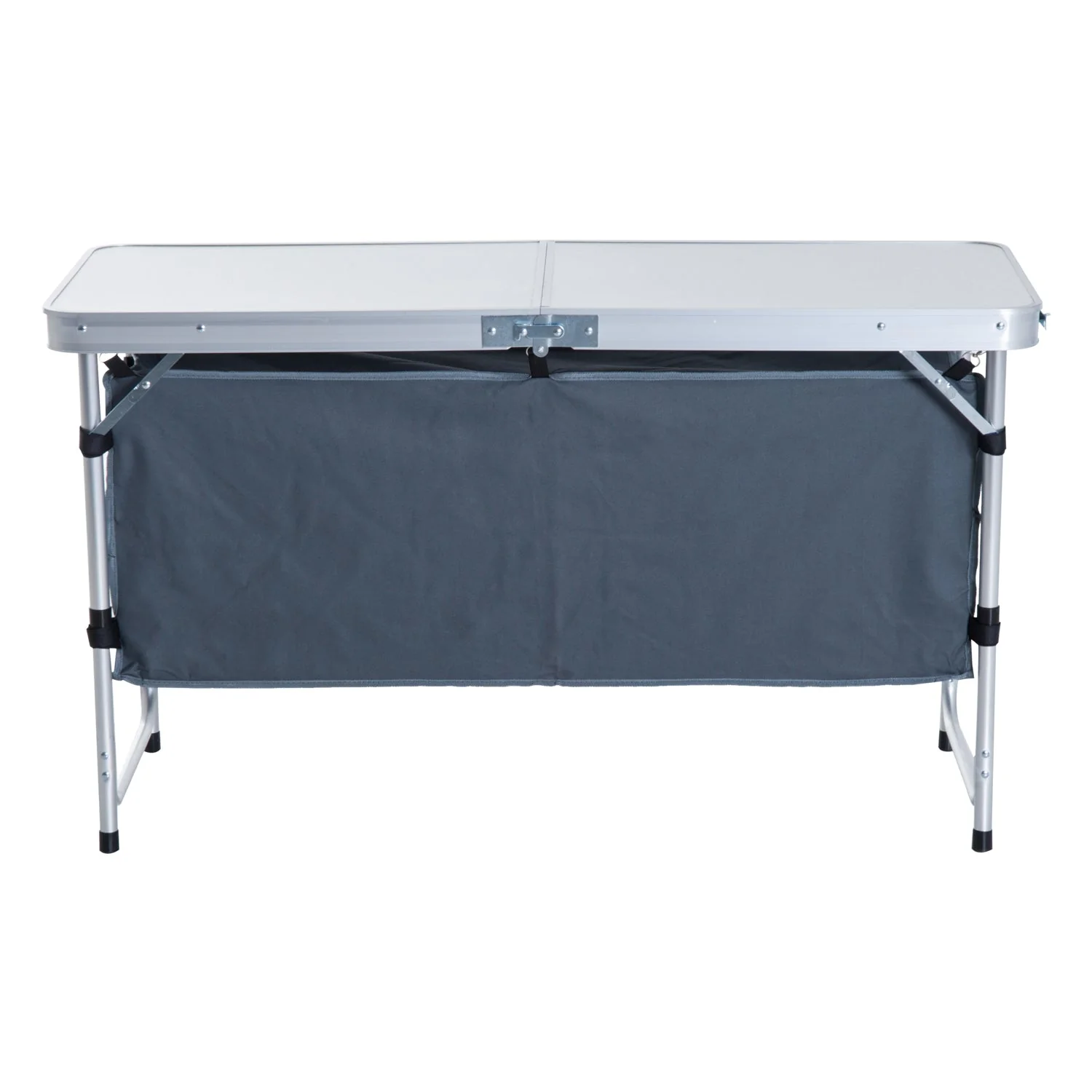 Adjustable Aluminum Picnic Table-Pebbles White - Image 5