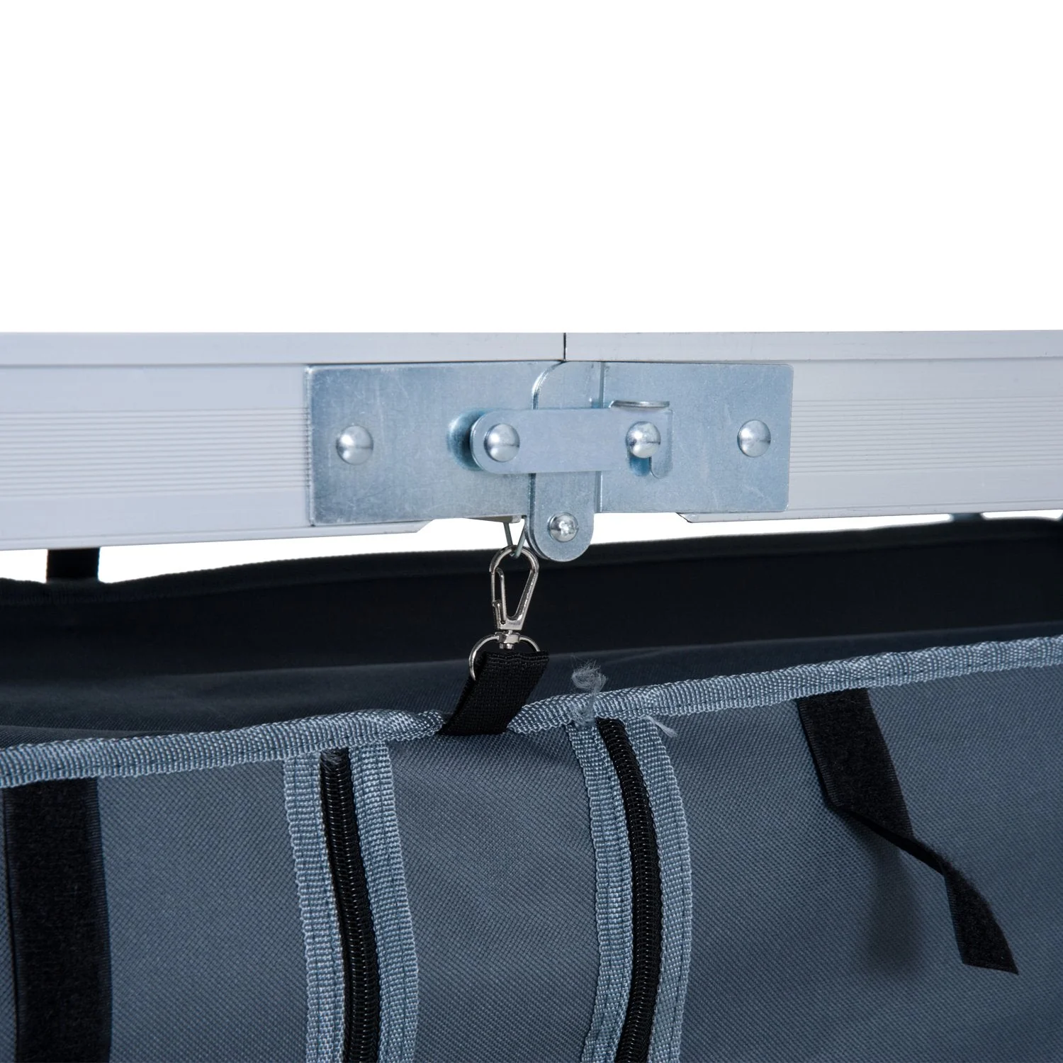 Adjustable Aluminum Picnic Table-Pebbles White - Image 6