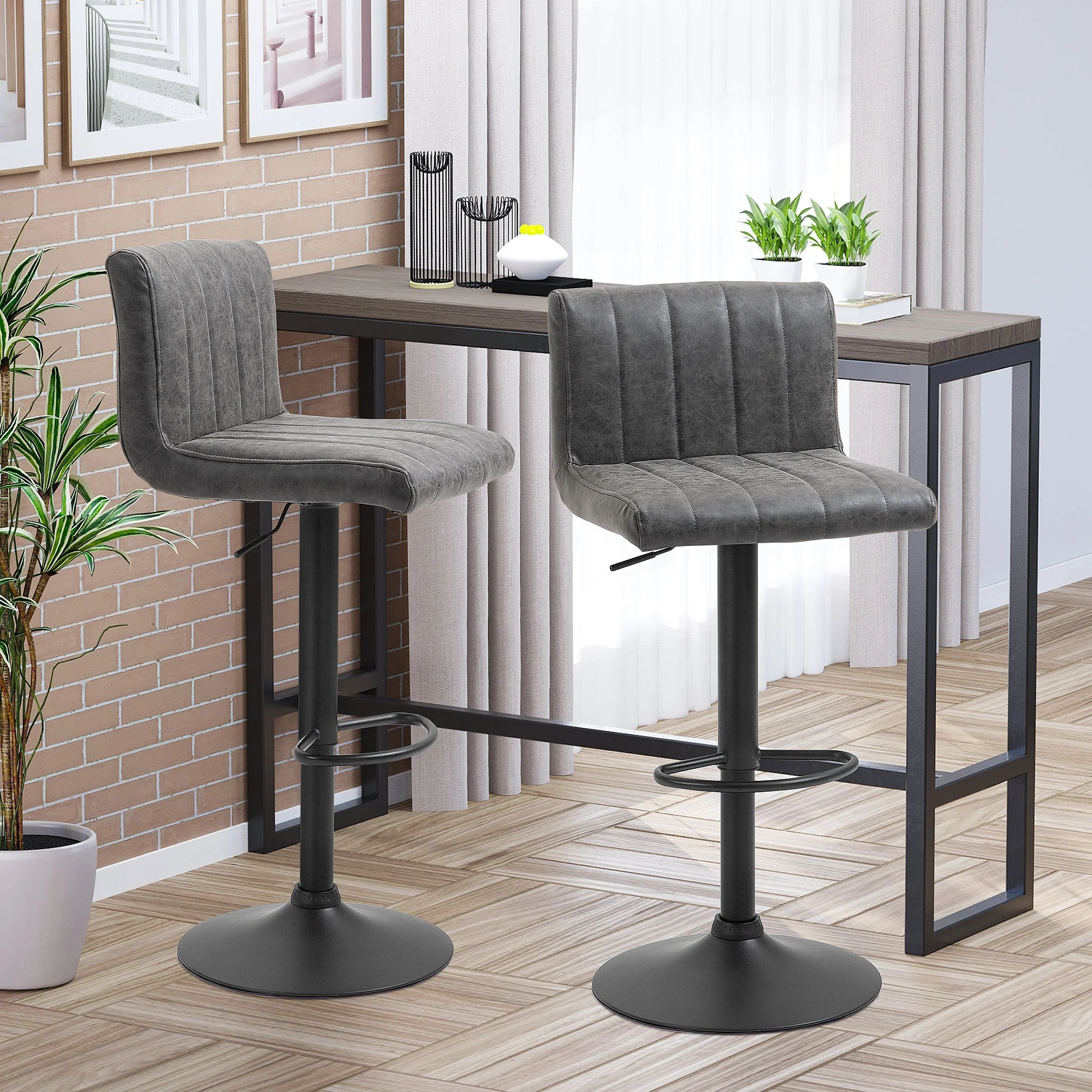 Adjustable Barstools Set of 2 - Image 2