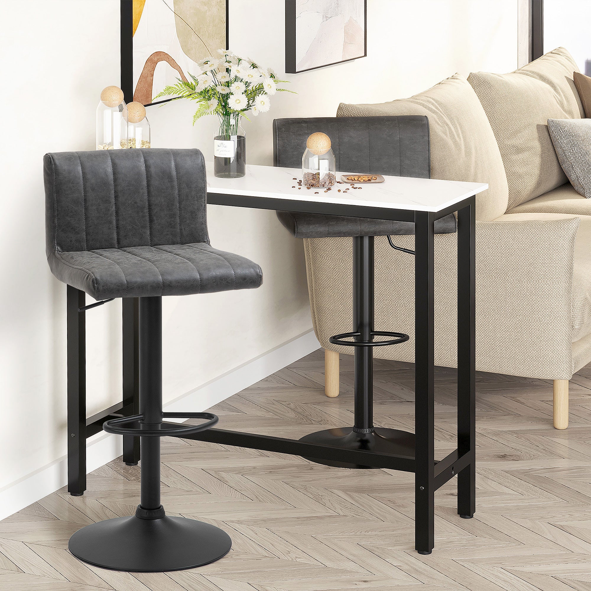 Adjustable Barstools Set of 2 - Image 5