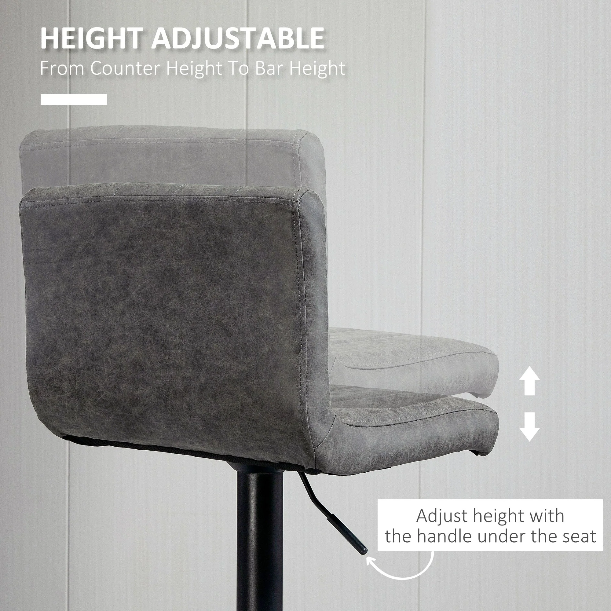 Adjustable Barstools Set of 2 - Image 6