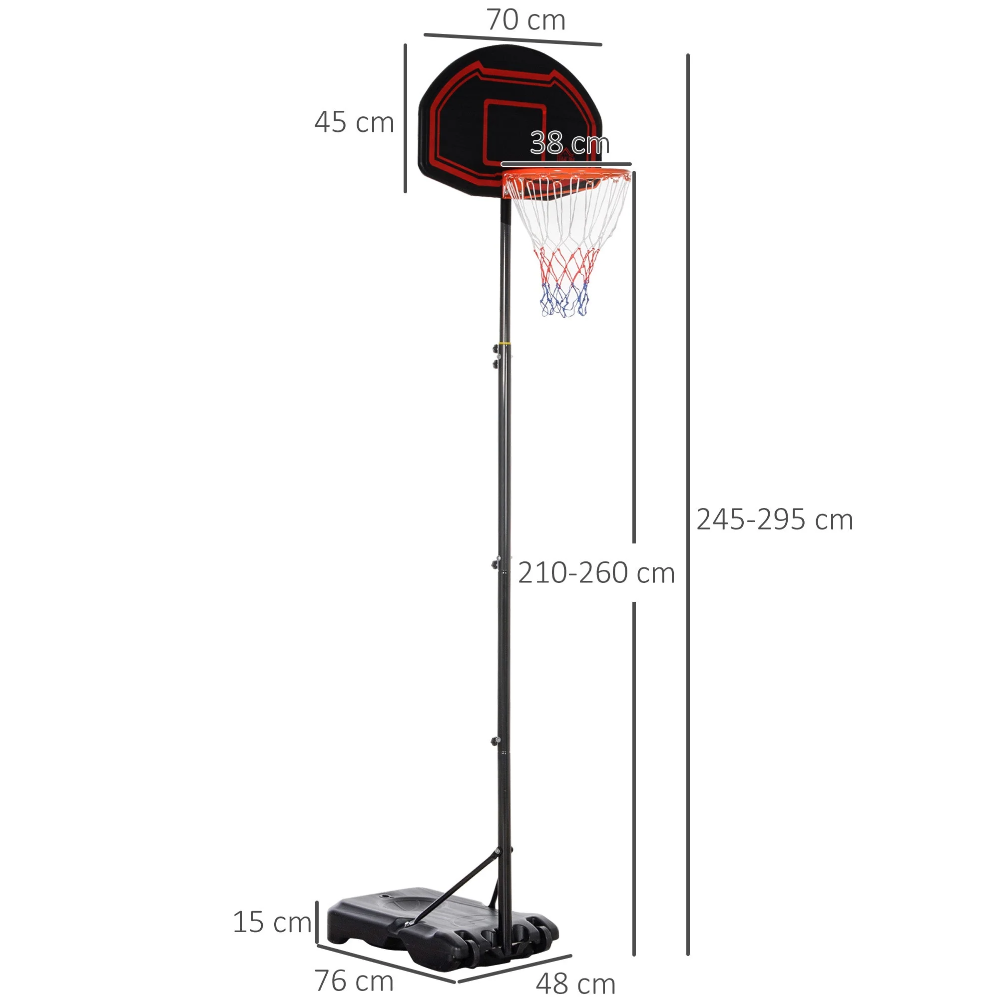 Adjustable Basketball Hoop Stand - Image 3