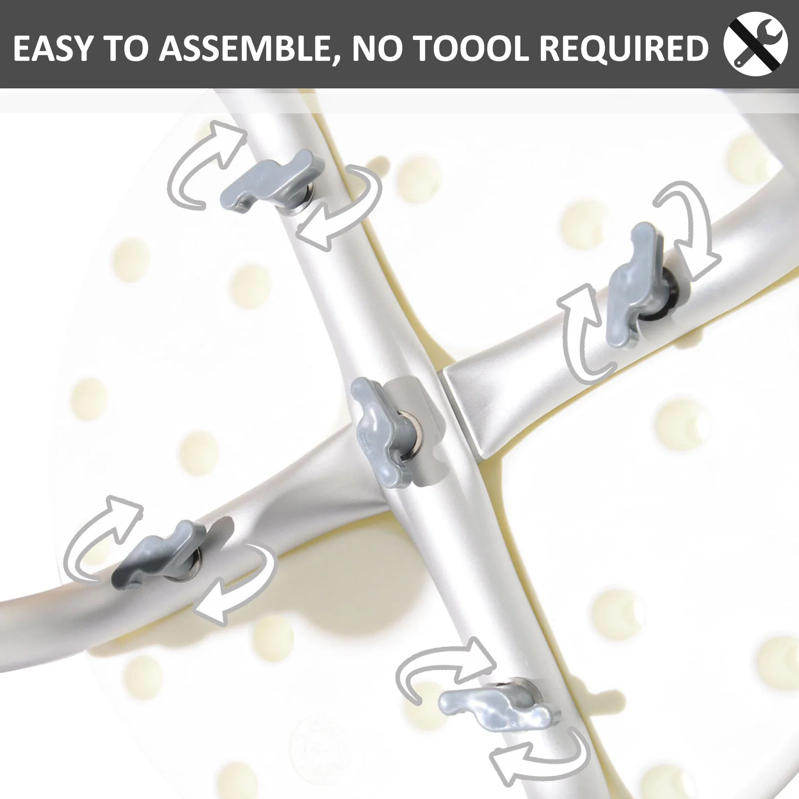 Adjustable Non-Slip Shower and Bath Stool - Image 5