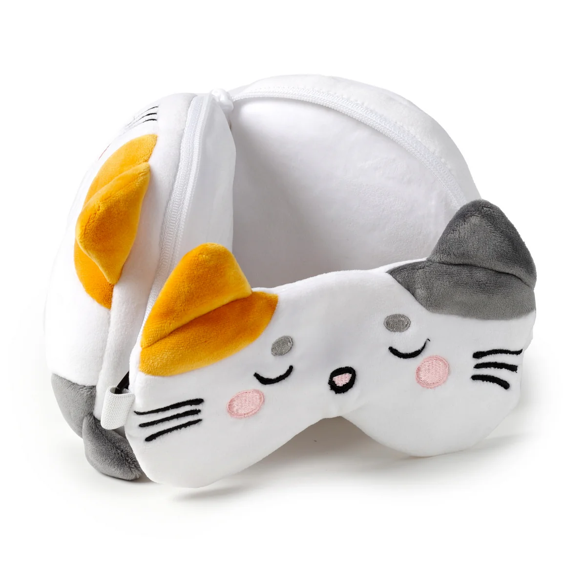 Adoramals Lola Cat Travel Pillow Eye Mask - Image 3
