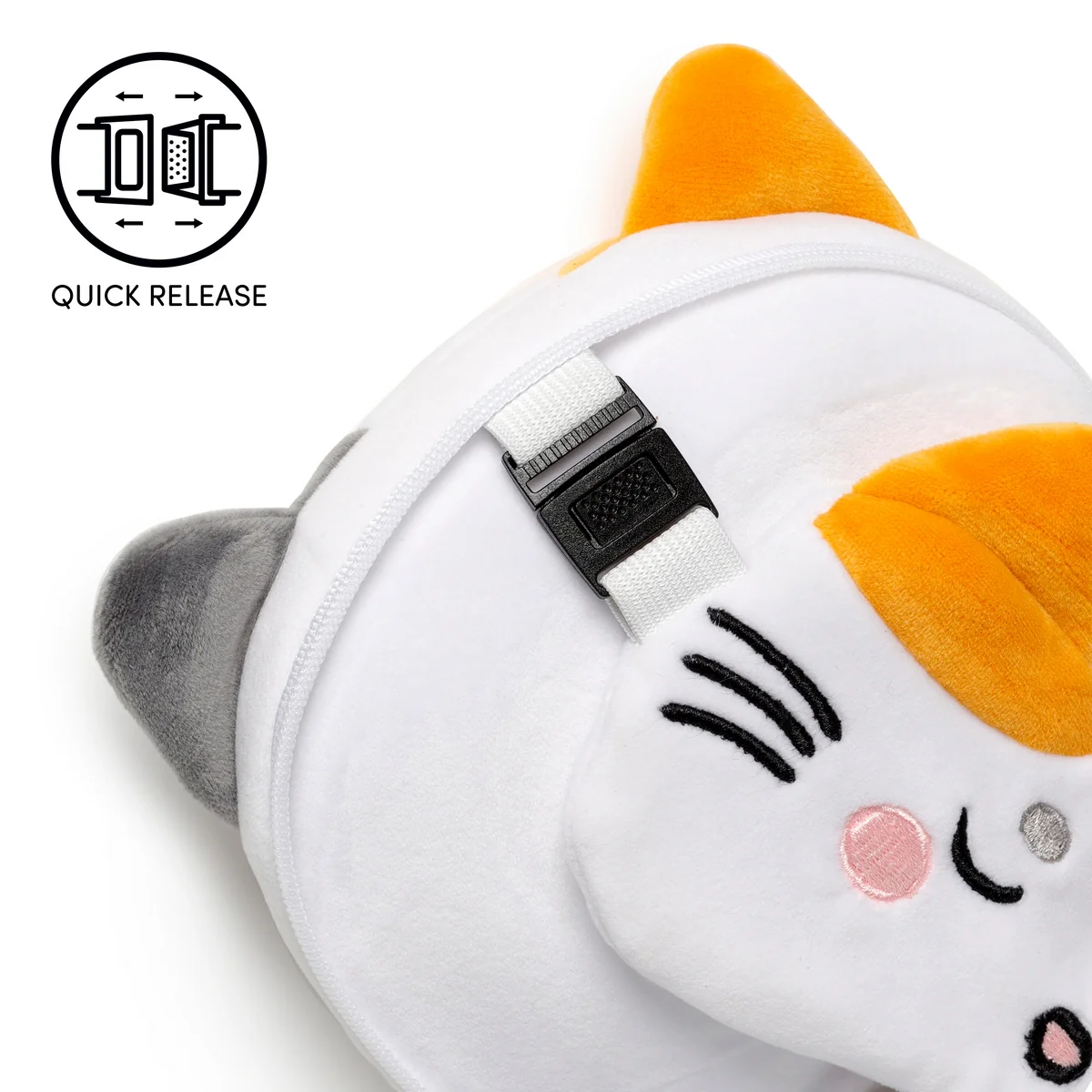 Adoramals Lola Cat Travel Pillow Eye Mask - Image 5