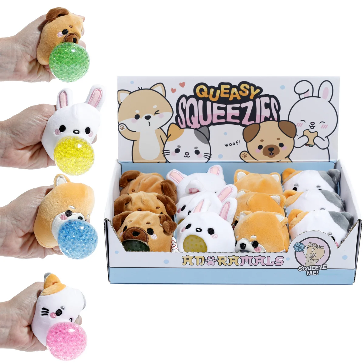 Adoramals Queasy Squeezies Pets Plush Toy - Assorted - Image 11