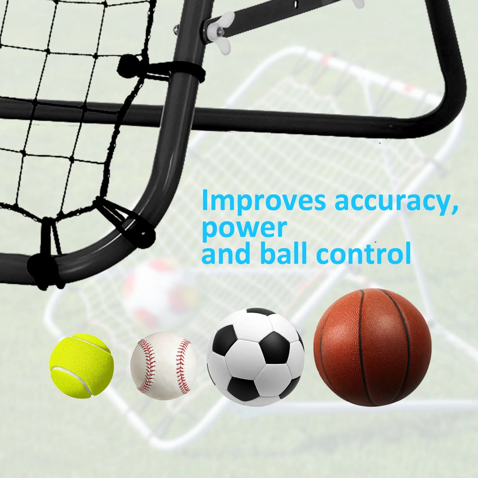 Adults Football Training Aid Multi-Sports Practice W/PE Mesh Metal Tube - Image 7