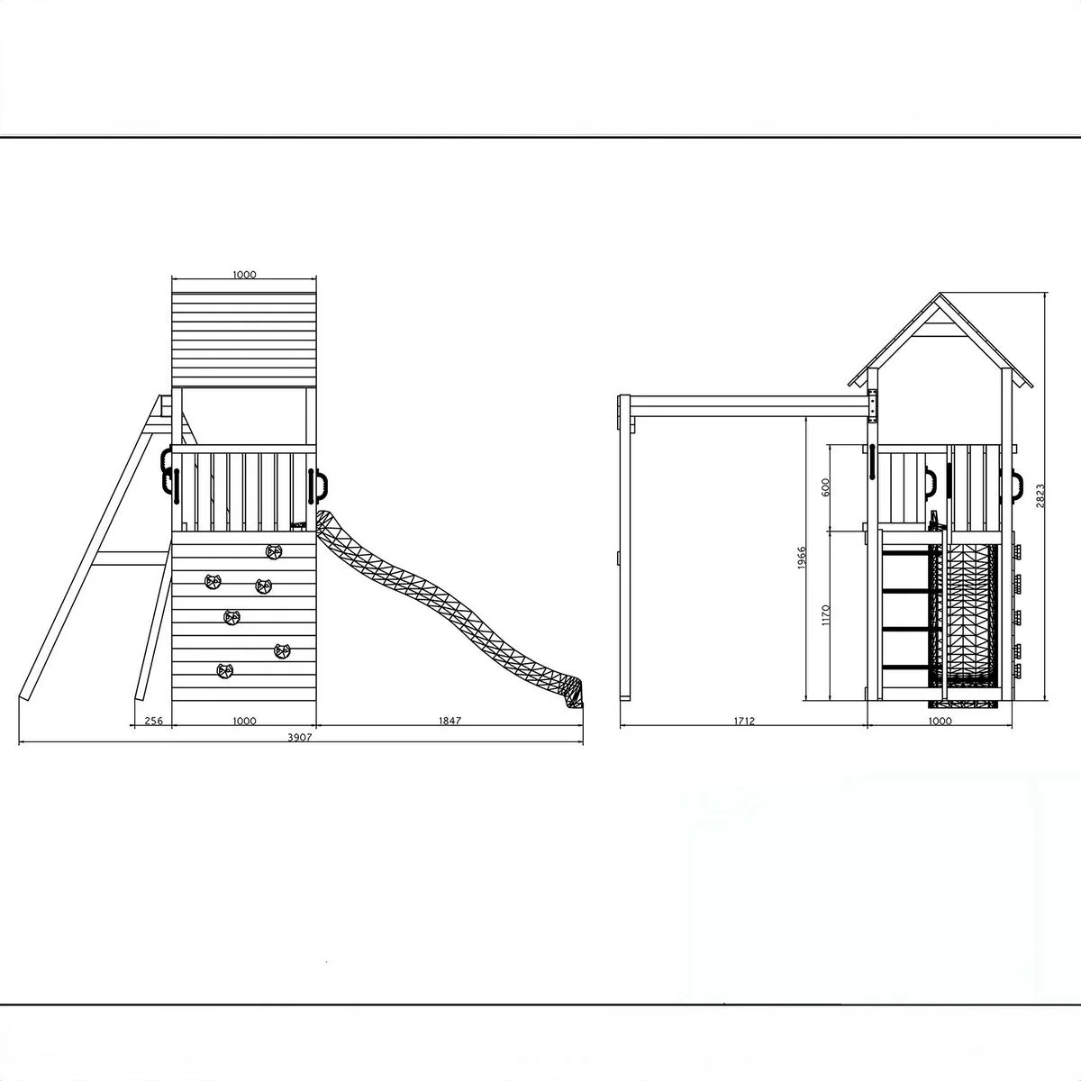 Adventure Peaks Garden Playfort 27.1m x 31m by Shire - Image 3