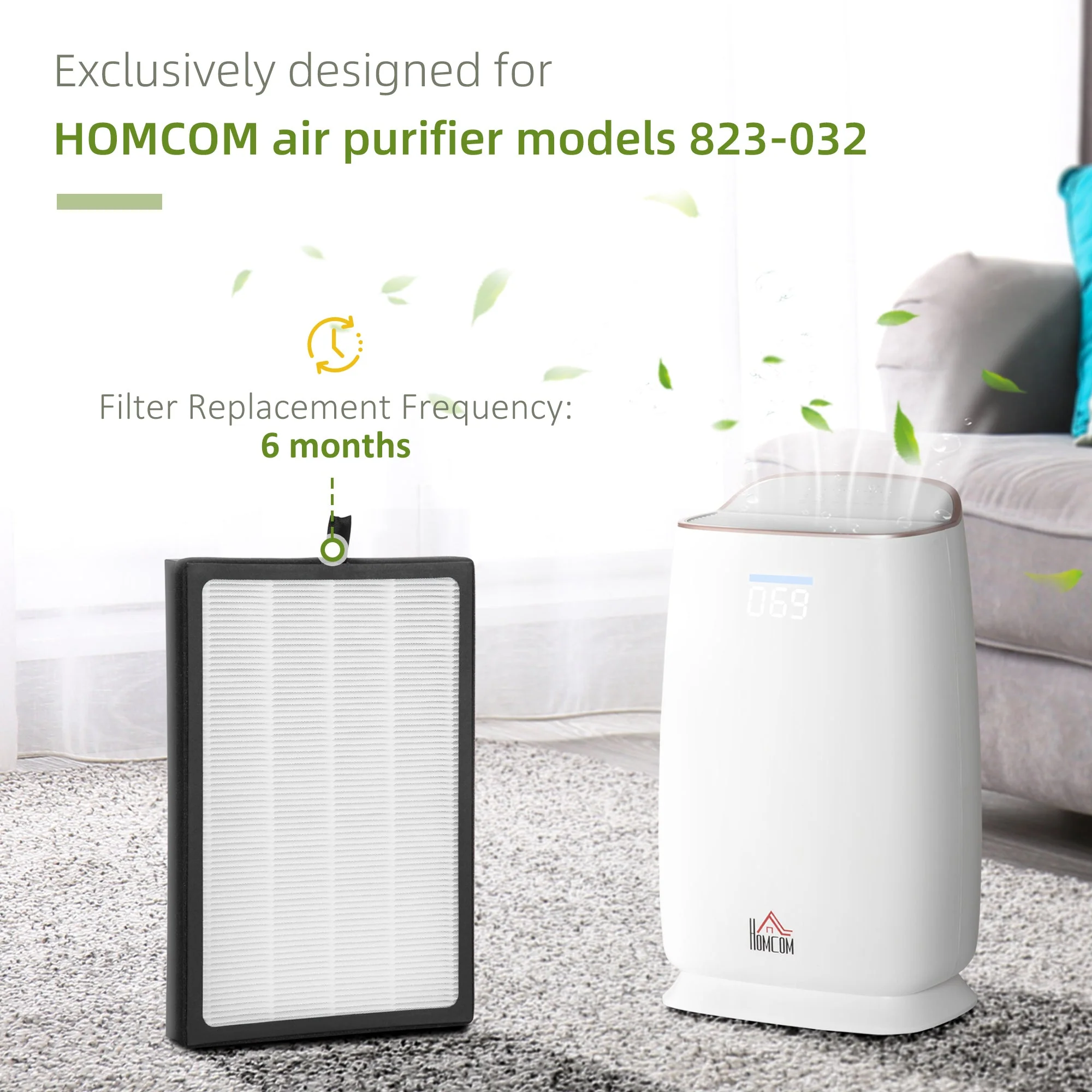 Air Purifier Filters Replacement for 823-032V70WT - Image 4