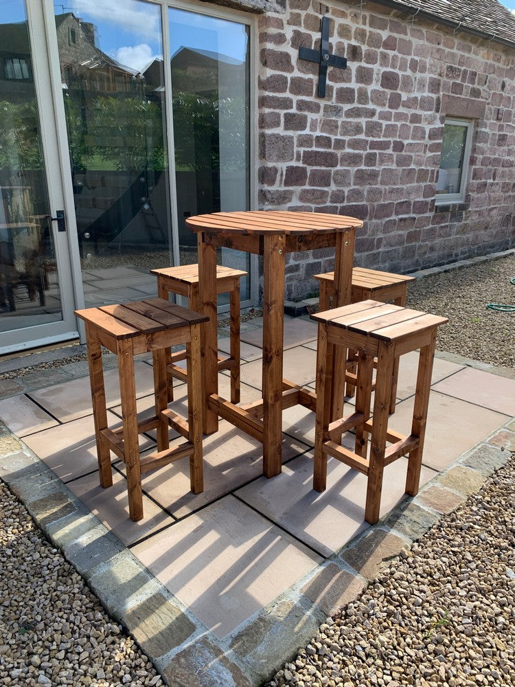 Alfresco Garden Chair Set by Charles Taylor - 4 Seats - Image 2
