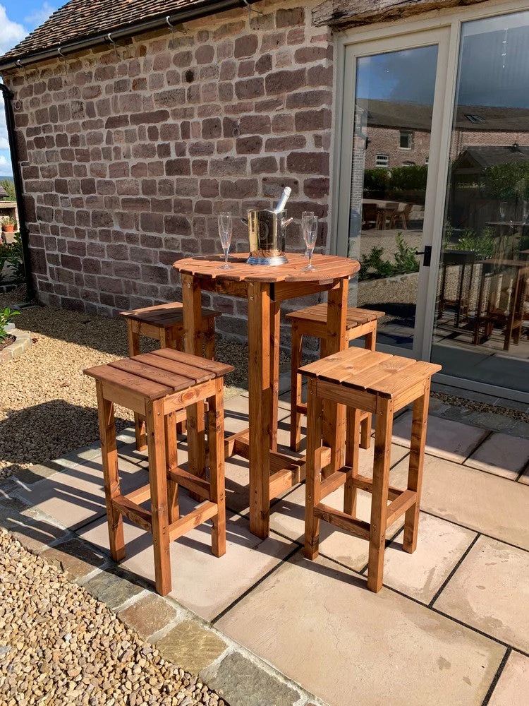 Alfresco Garden Chair Set by Charles Taylor - 4 Seats - Image 4