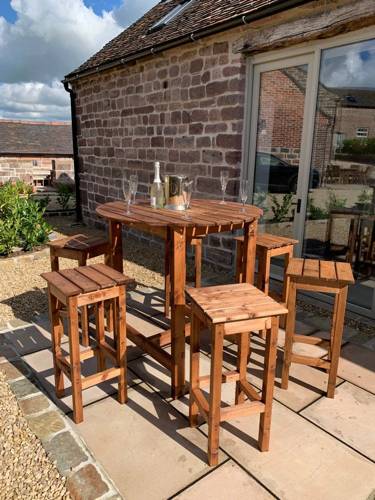 Alfresco Garden Chair Set by Charles Taylor - 6 Seats - Image 2