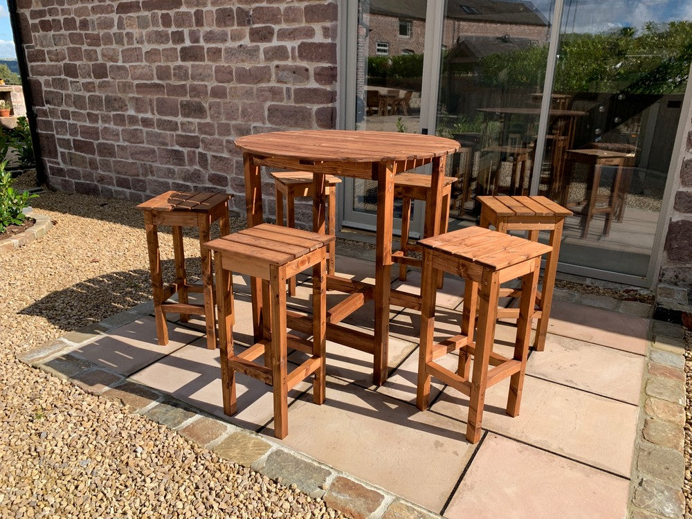 Alfresco Garden Chair Set by Charles Taylor - 6 Seats - Image 4