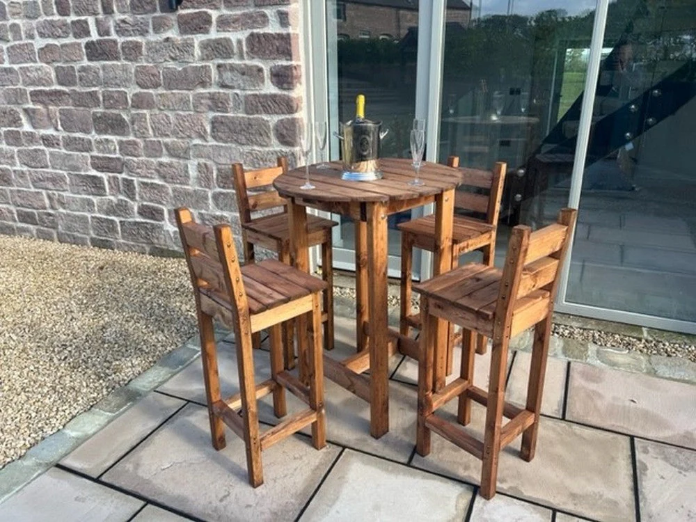 Alfresco Garden Furniture Set by Charles Taylor - 4 Seats - Image 4