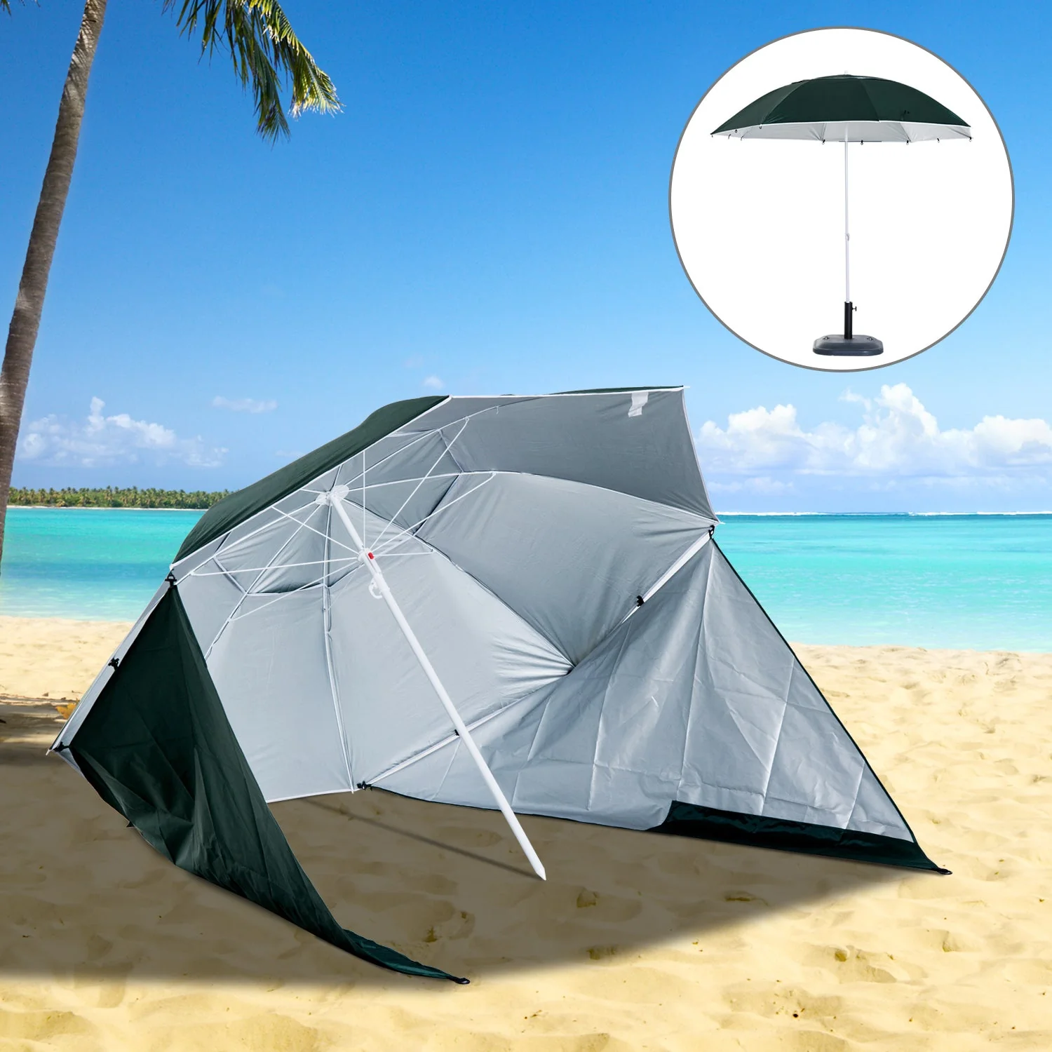 All-Weather Beach Umbrella Shelteneer - Image 9