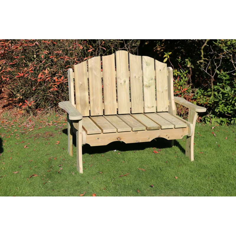 Alton Manor Garden Bench by Churnet Valley - 2 Seats - Image 2