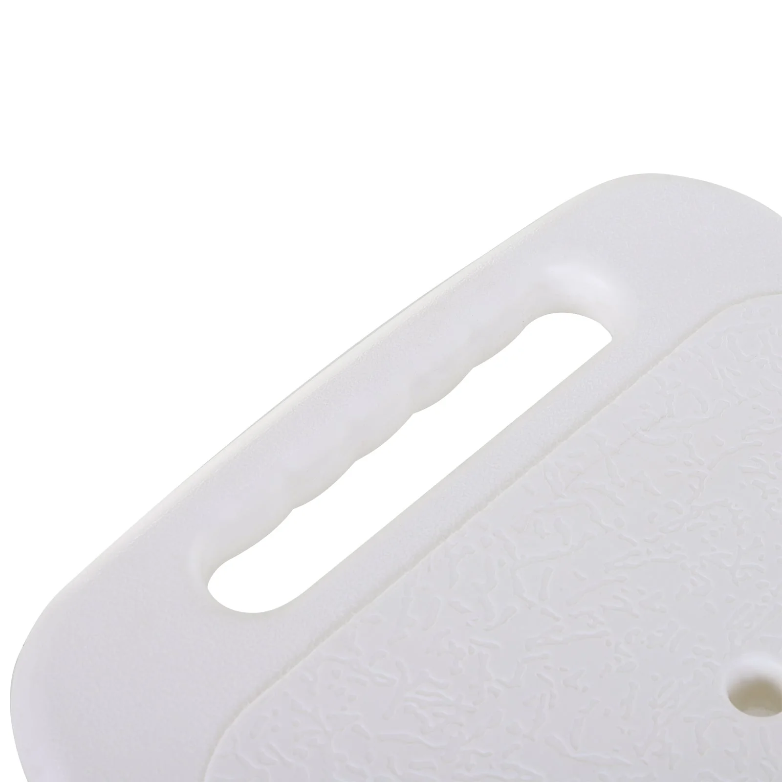 Aluminium Alloy Adjustable Shower Stool - White - Image 9