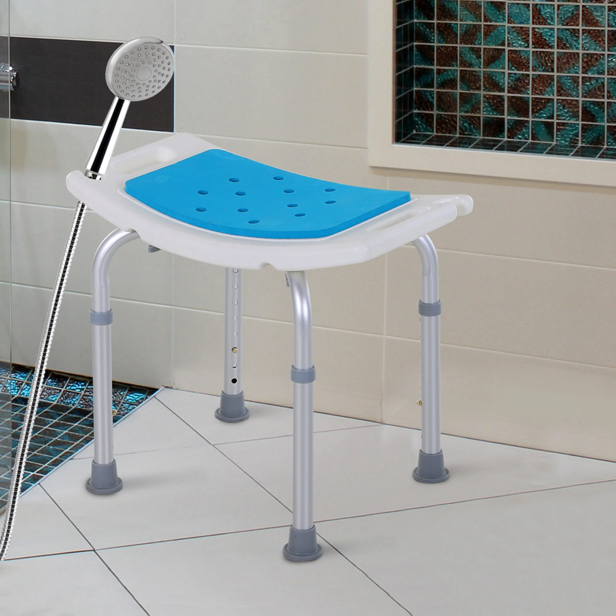 Aluminium Alloy Six-Level Non-Slip Bathroom Stool - Image 7