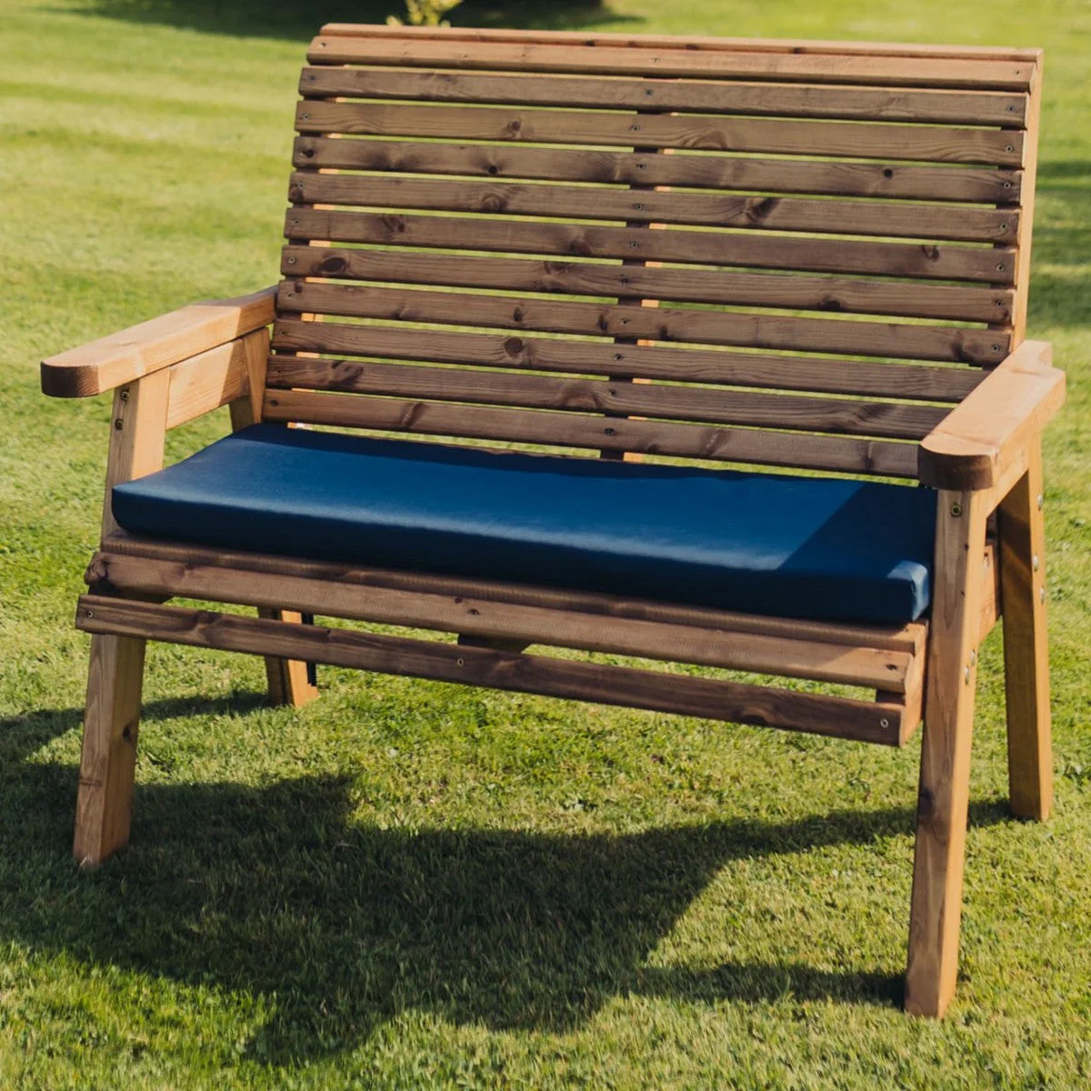 Amesbury Navy Waterproof 1 x Seat + Double Seat Cushions by Churnet Valley - N1C-1 N2C-1 - Image 2