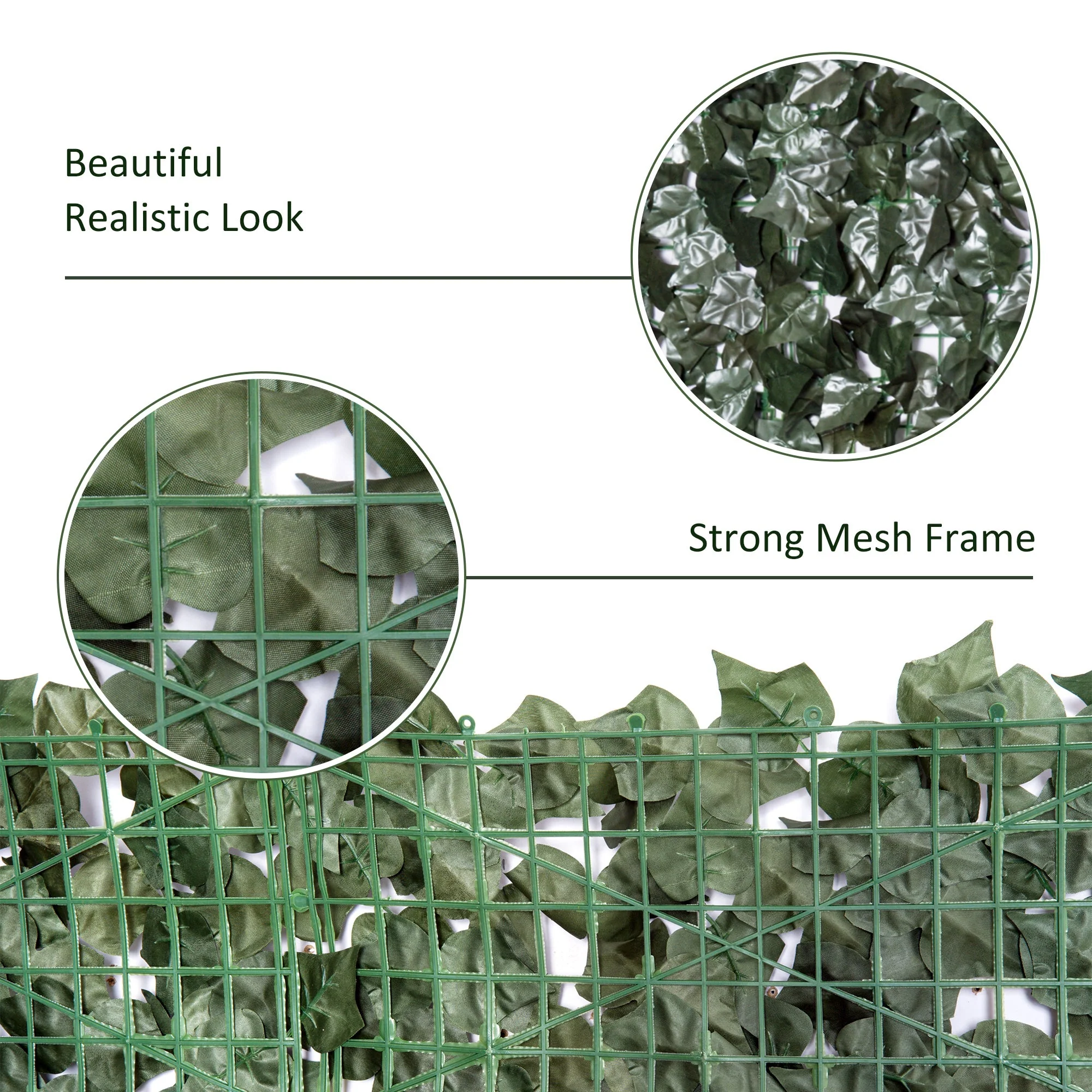 Artificial Leaf Screen Panel - Image 6