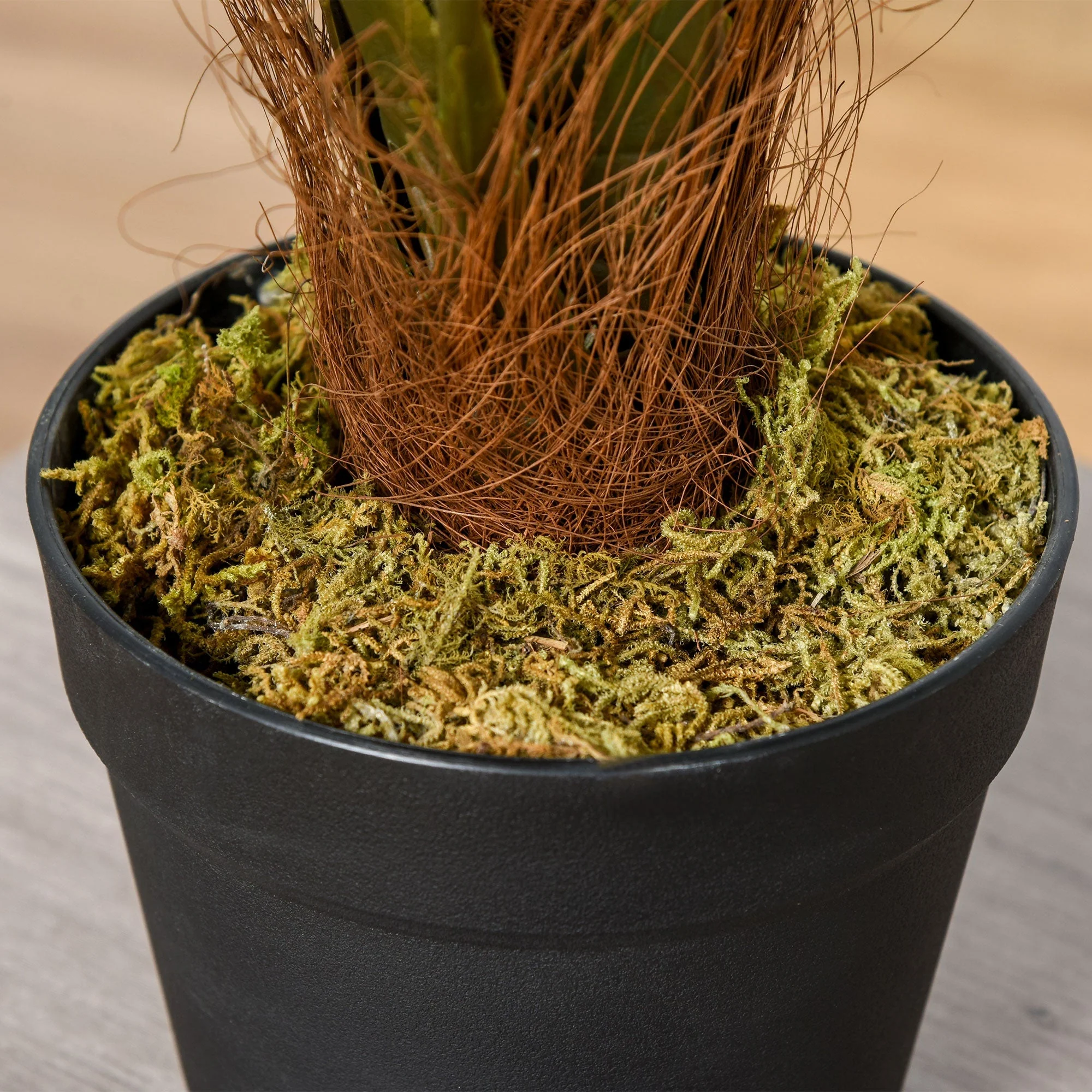 Artificial Palm Plant Realistic Fake Tree Potted Home Office Décor 60cm - Image 9