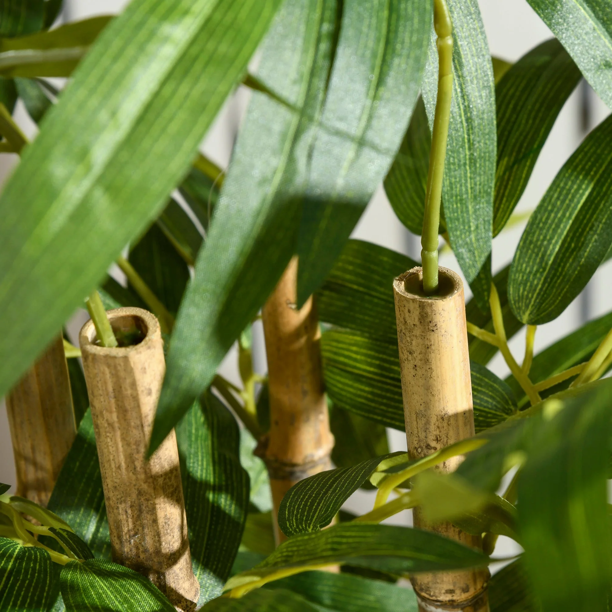 Artificial Plants Bamboo Tree in Pot Desk Fake Plants for Home Indoor Outdoor Decor - Image 9