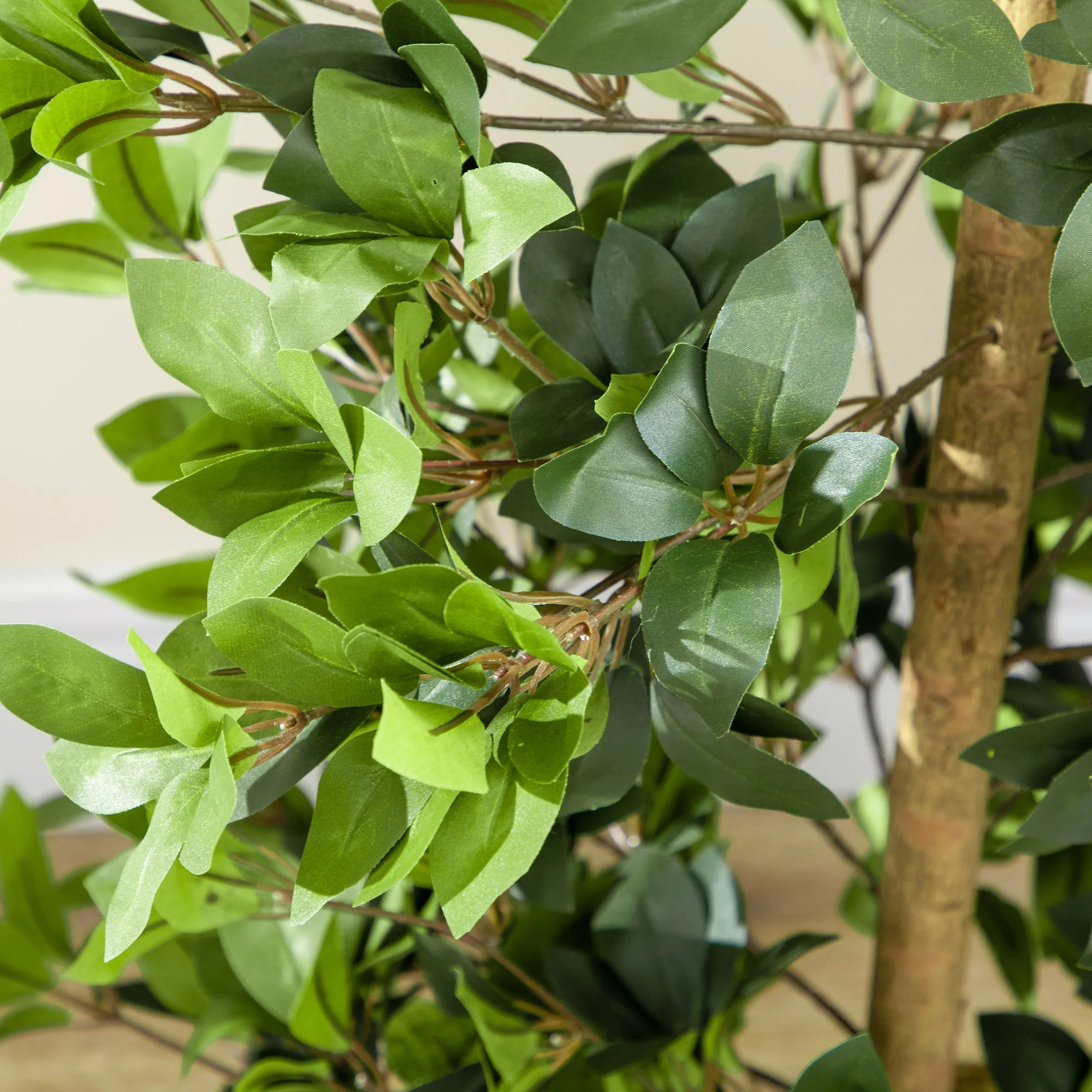 Artificial Plants Bay Leaf Laurel in Pot Fake Plants for Home Indoor Outdoor Decor - Image 8