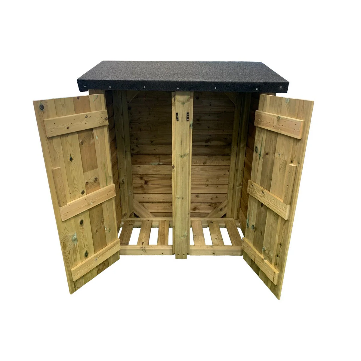 Ascot Garden Tool Storage Shed 120cm wide x 60cm deep by Churnet Valley - DTS01 - Image 3