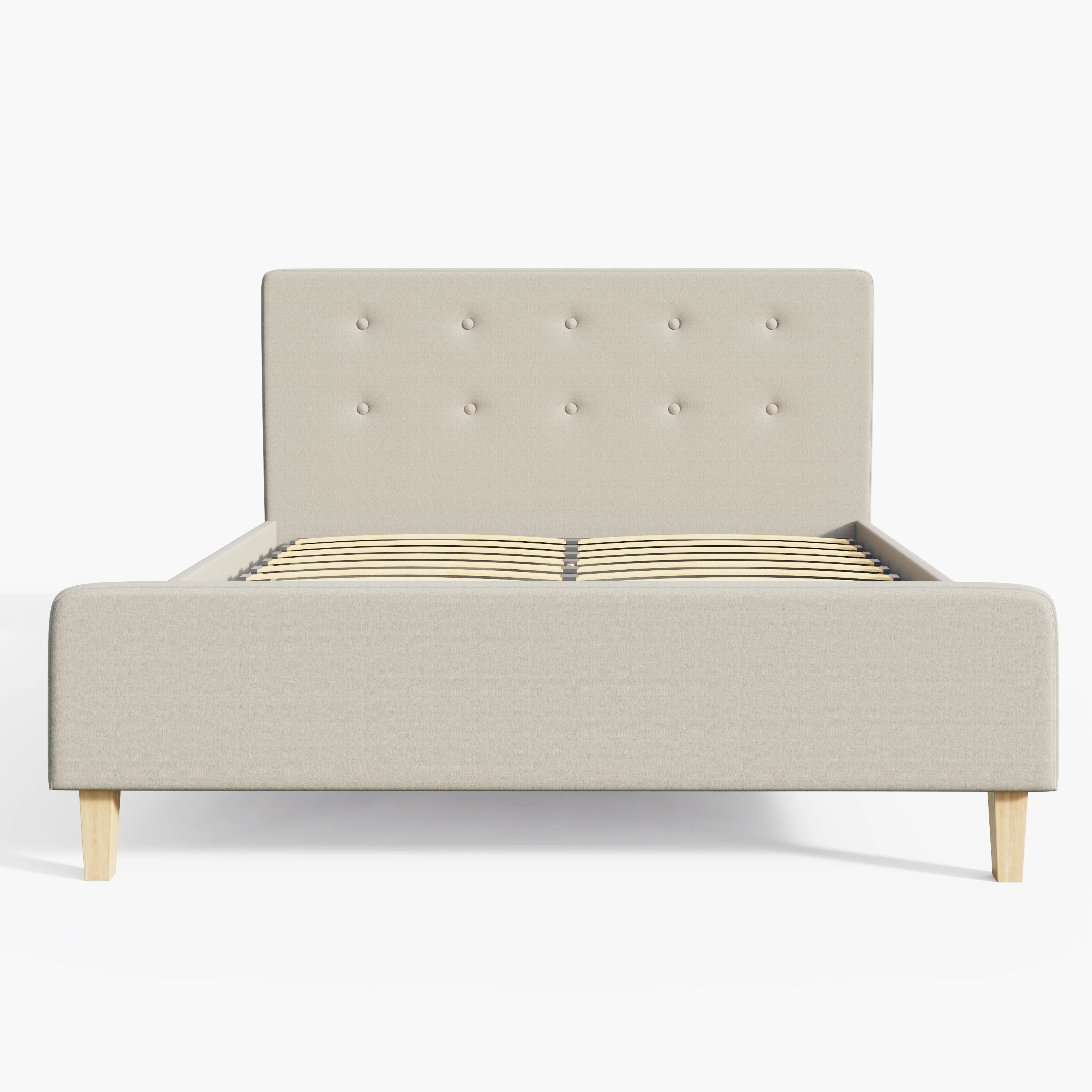 Ashbourne King Size Bed Natural 5 x 7ft - Image 3