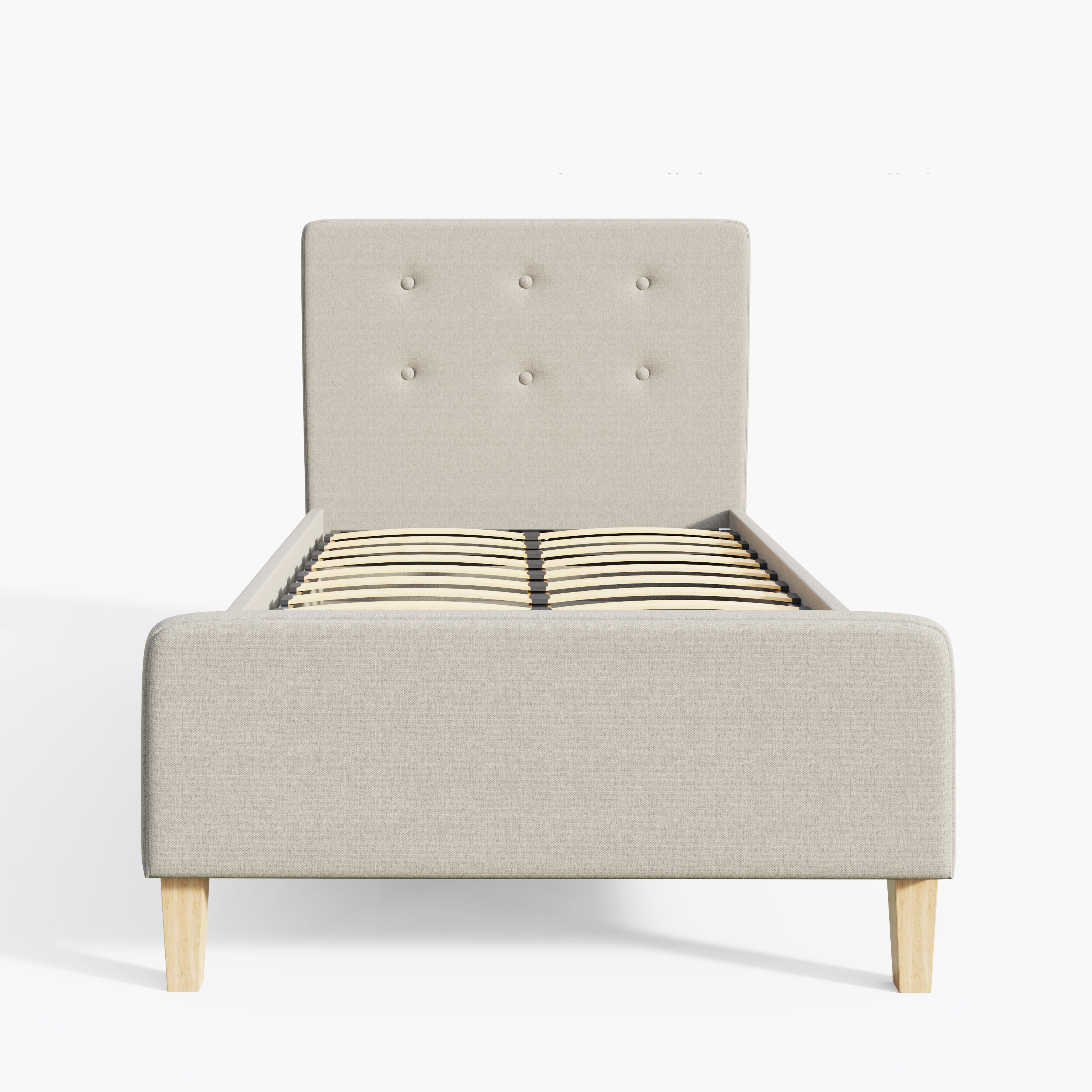 Ashbourne Single Bed Natural 3 x 7ft - Image 3