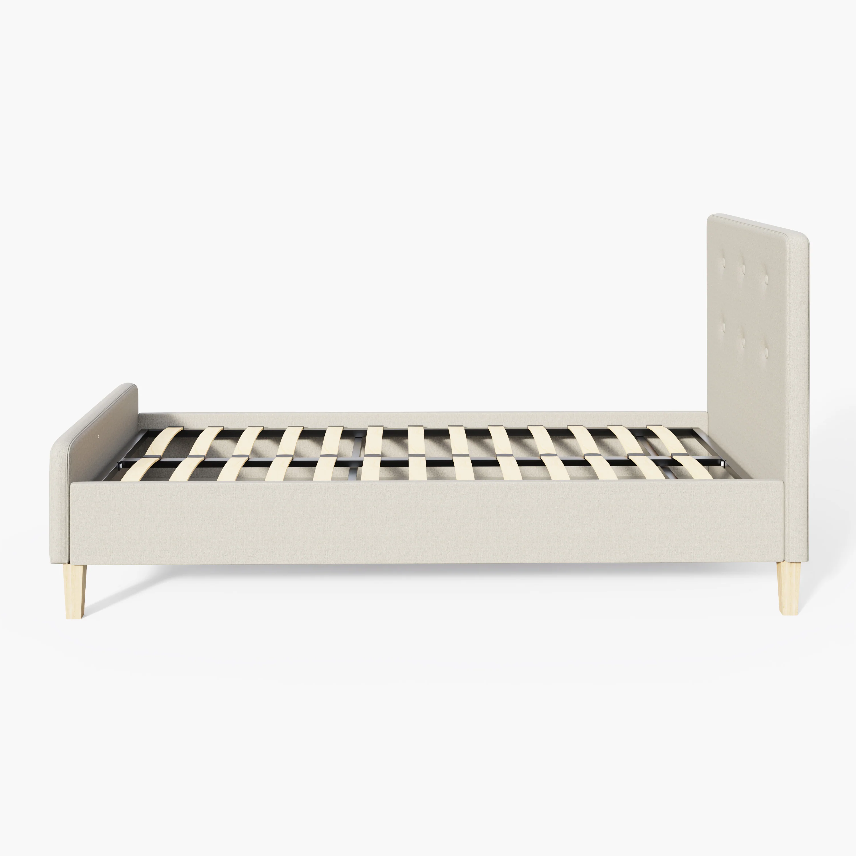 Ashbourne Single Bed Natural 3 x 7ft - Image 4