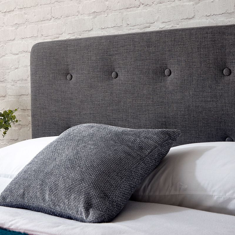 Ashbourne Double Bed Grey 5 x 7ft - Image 5