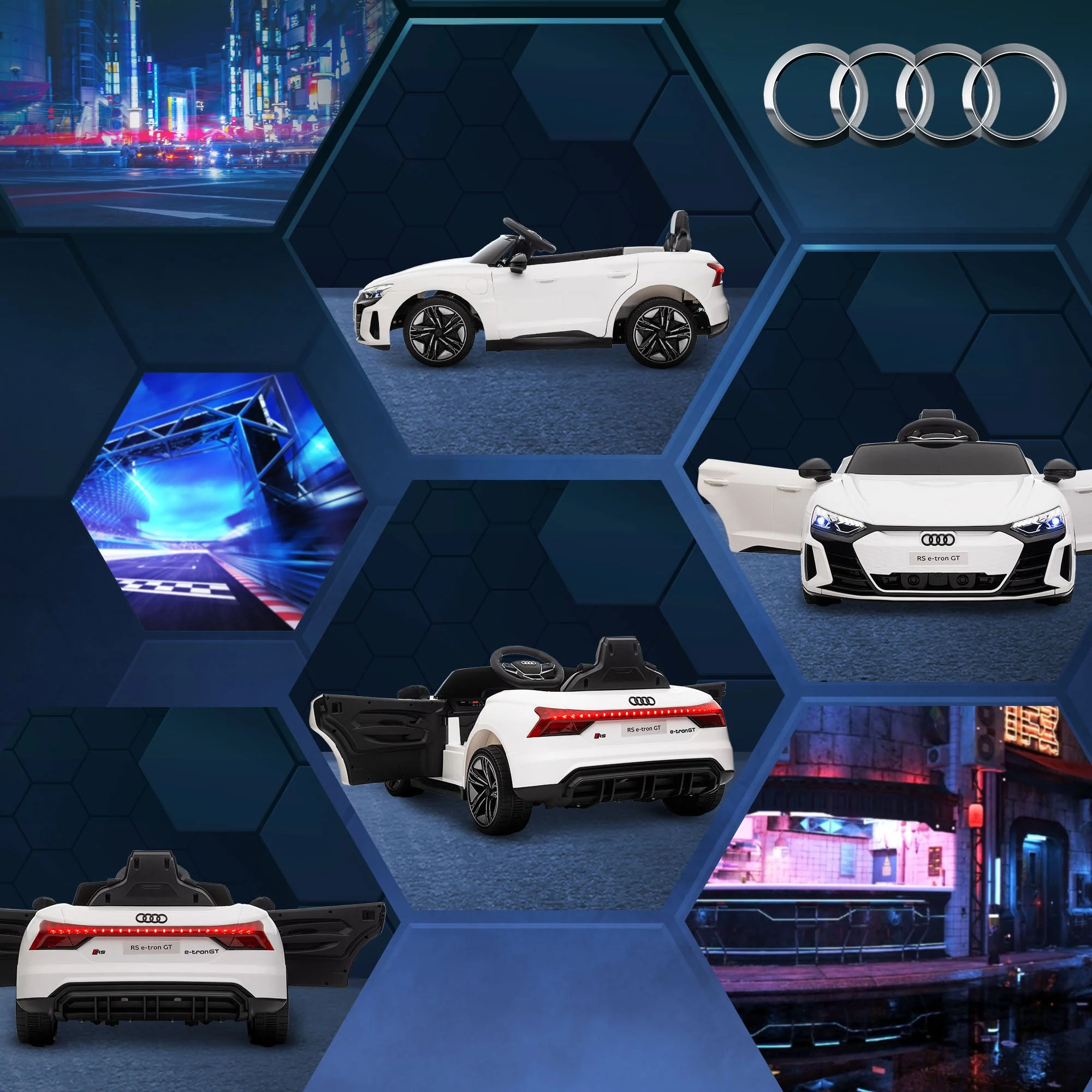 Audi Licensed 12V Kids Electric Ride-On - Image 7