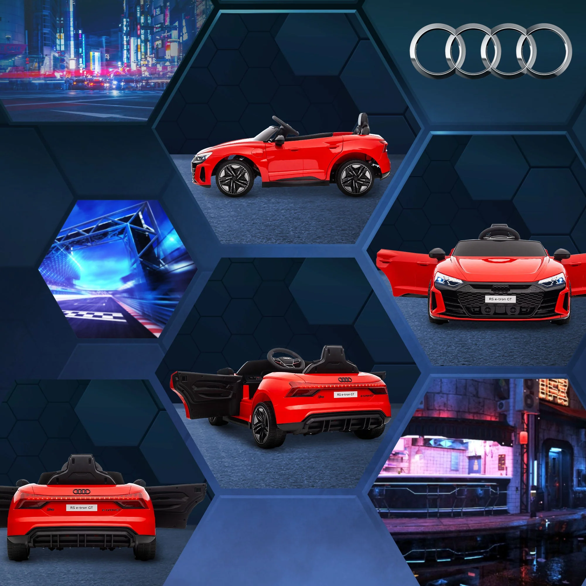 Audi Licensed 12V Kids Electric Ride-On - Image 8
