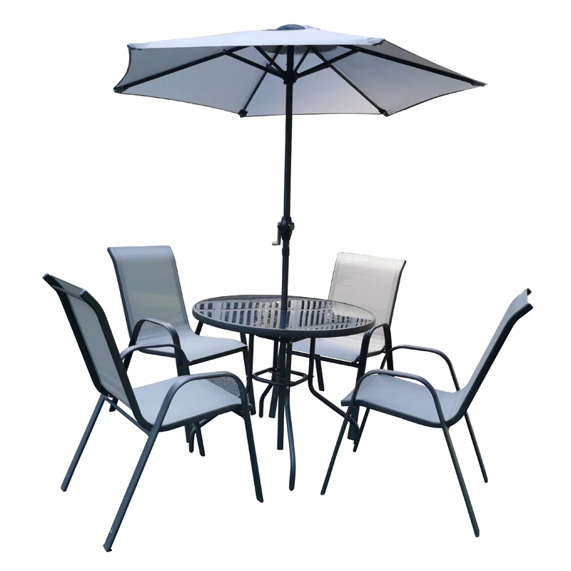 Avellino Garden Patio Dining Set - 4 Seats - Image 4