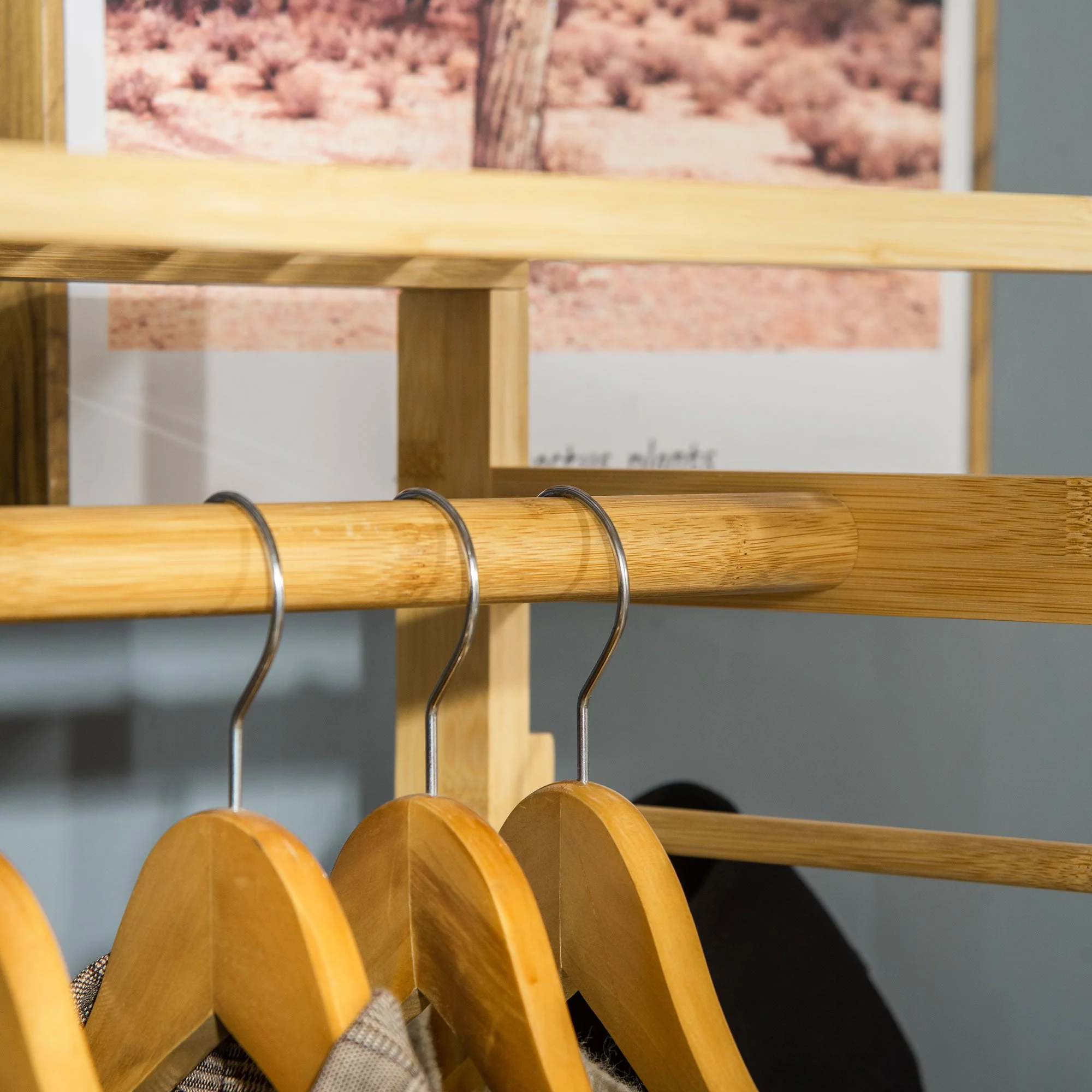 Baboo 155cm Clothing Storage Five Shelf - Image 8