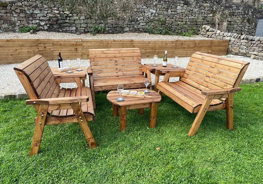 Balmoral Garden Furniture Set by Charles Taylor - 5 Seats - Image 4