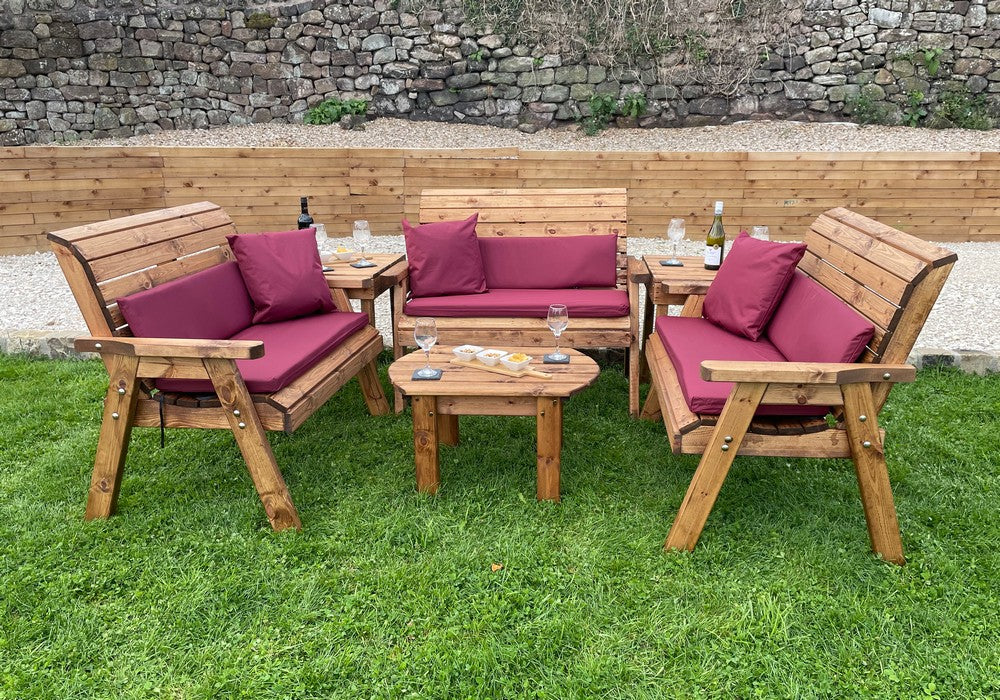Balmoral Garden Furniture Set by Charles Taylor - 5 Seats - Image 6