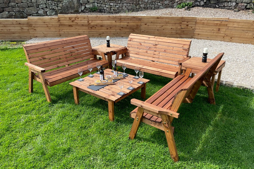Balmoral Garden Furniture Set by Charles Taylor - 9 Seats - Image 10