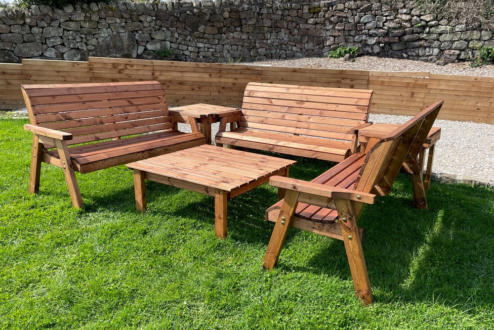 Balmoral Garden Furniture Set by Charles Taylor - 9 Seats - Image 5
