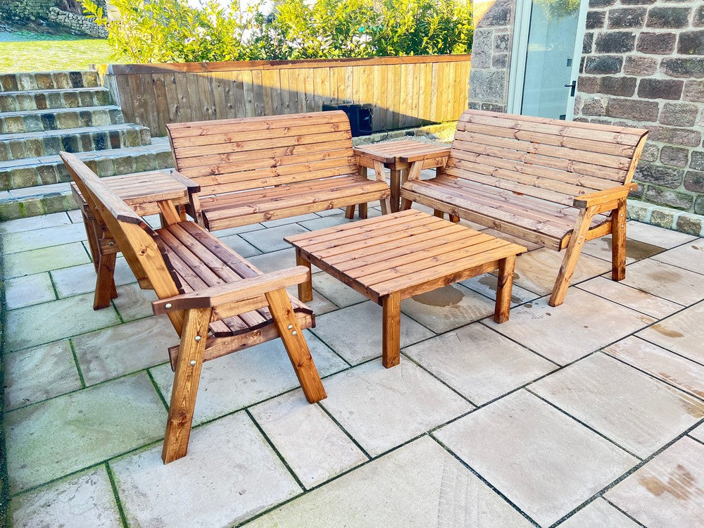 Balmoral Garden Furniture Set by Charles Taylor - 9 Seats - Image 6
