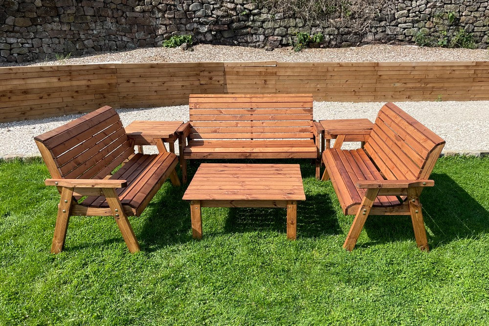 Balmoral Garden Furniture Set by Charles Taylor - 9 Seats - Image 9