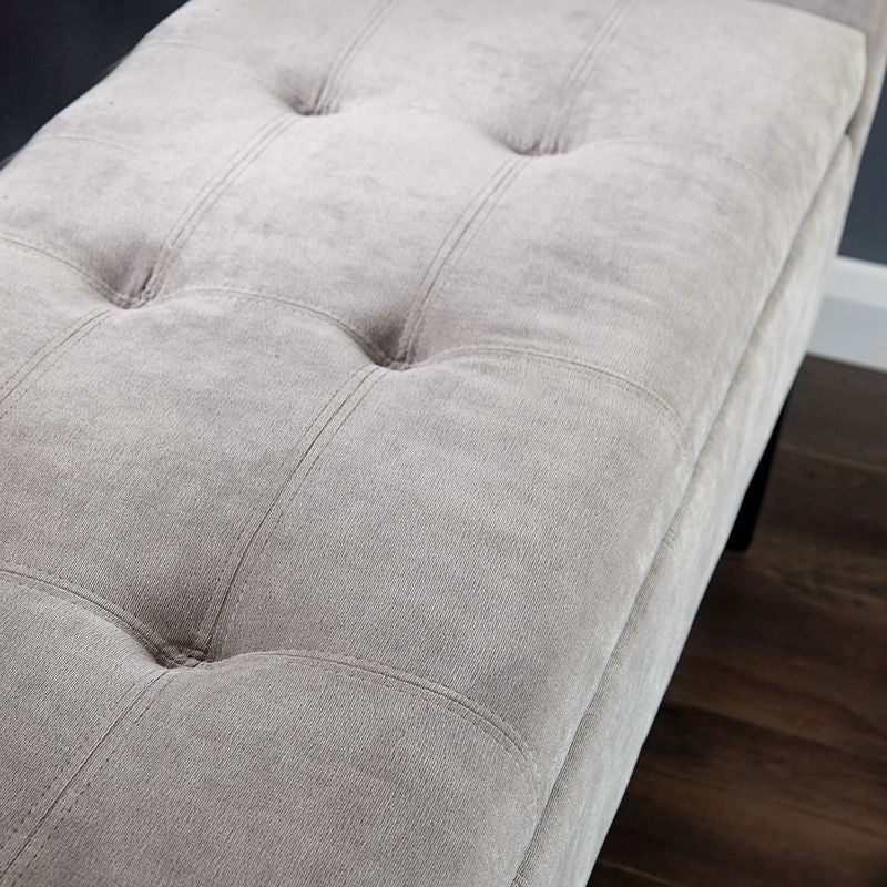 Balmoral Window Seat Fabric Light Grey - Image 4