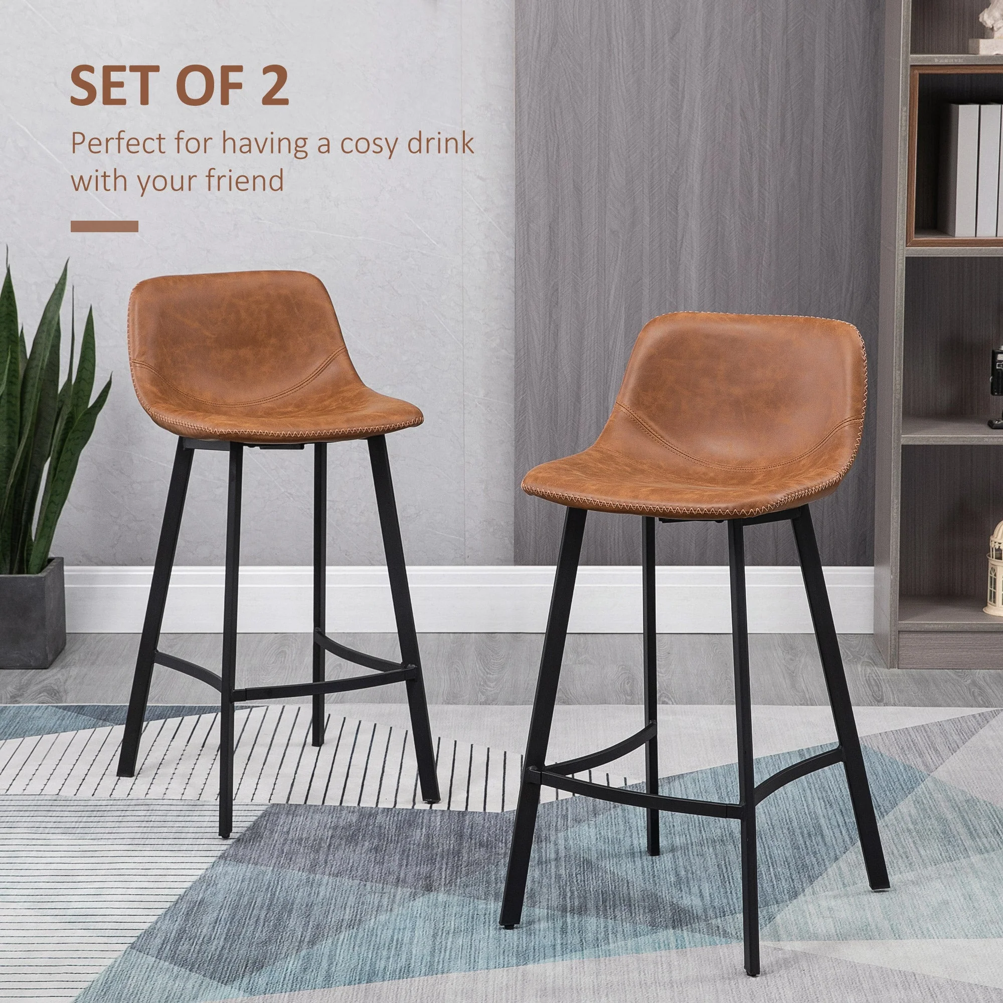 Bar Stools Set of 2 - Image 3