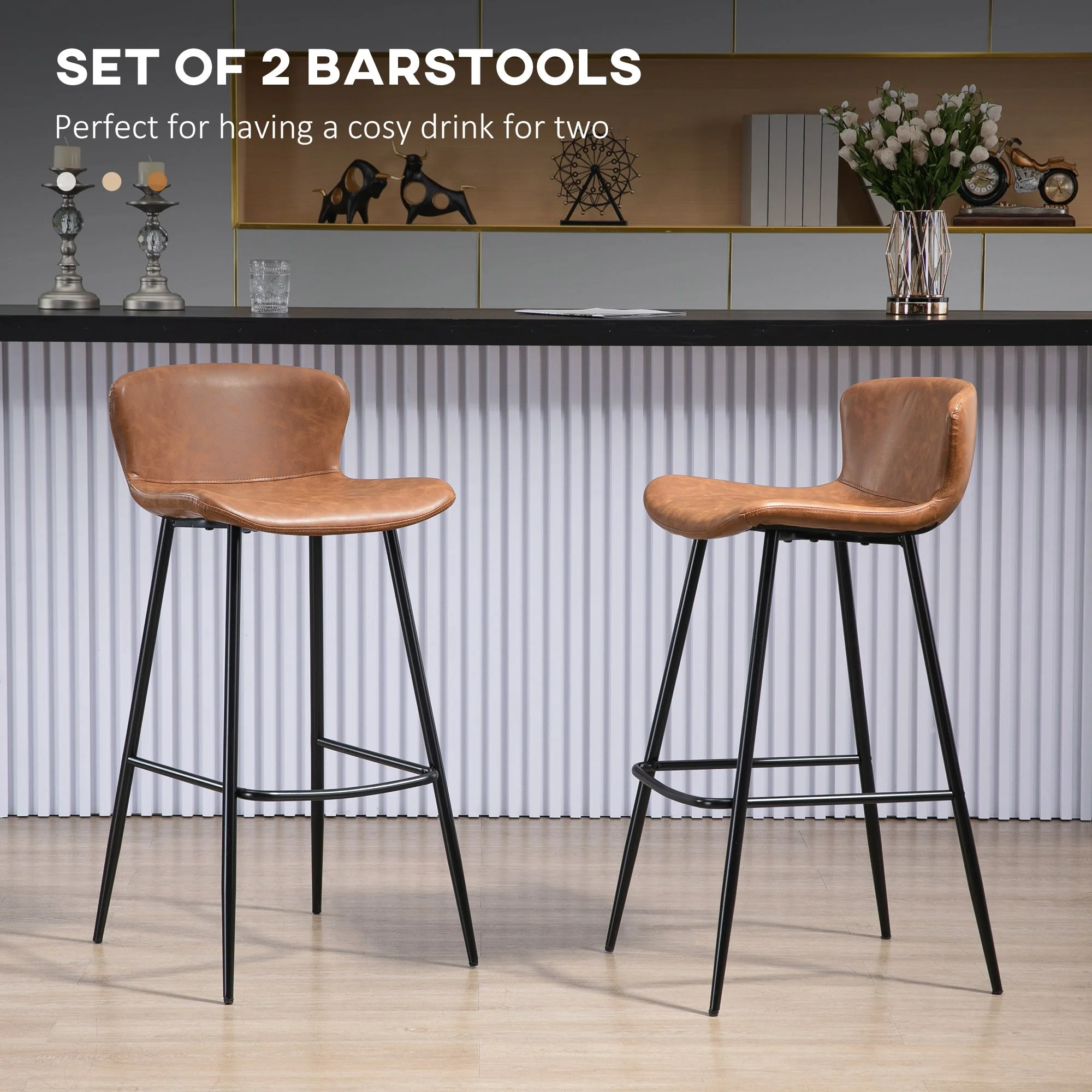 Bar Stools Set of 2 - Image 4